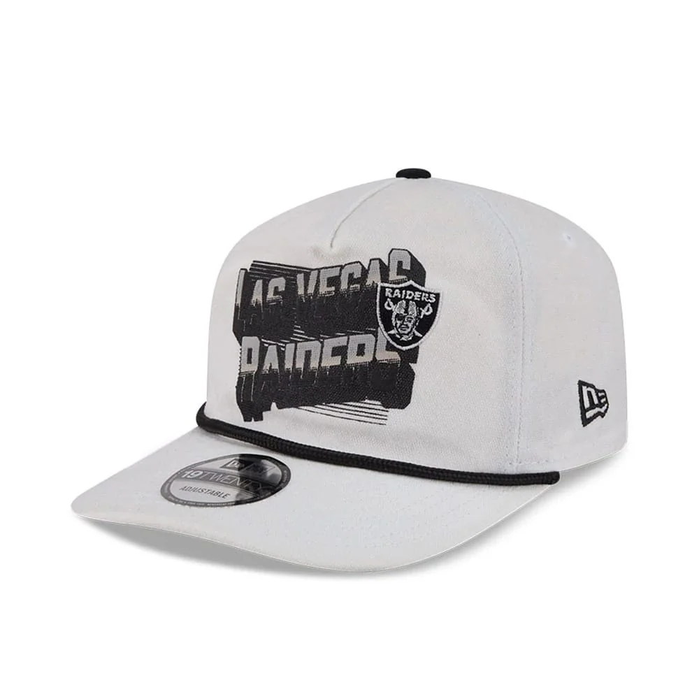 Las Vegas Raiders NFL Duck Cloth White 19TWENTY Adjustable Cap