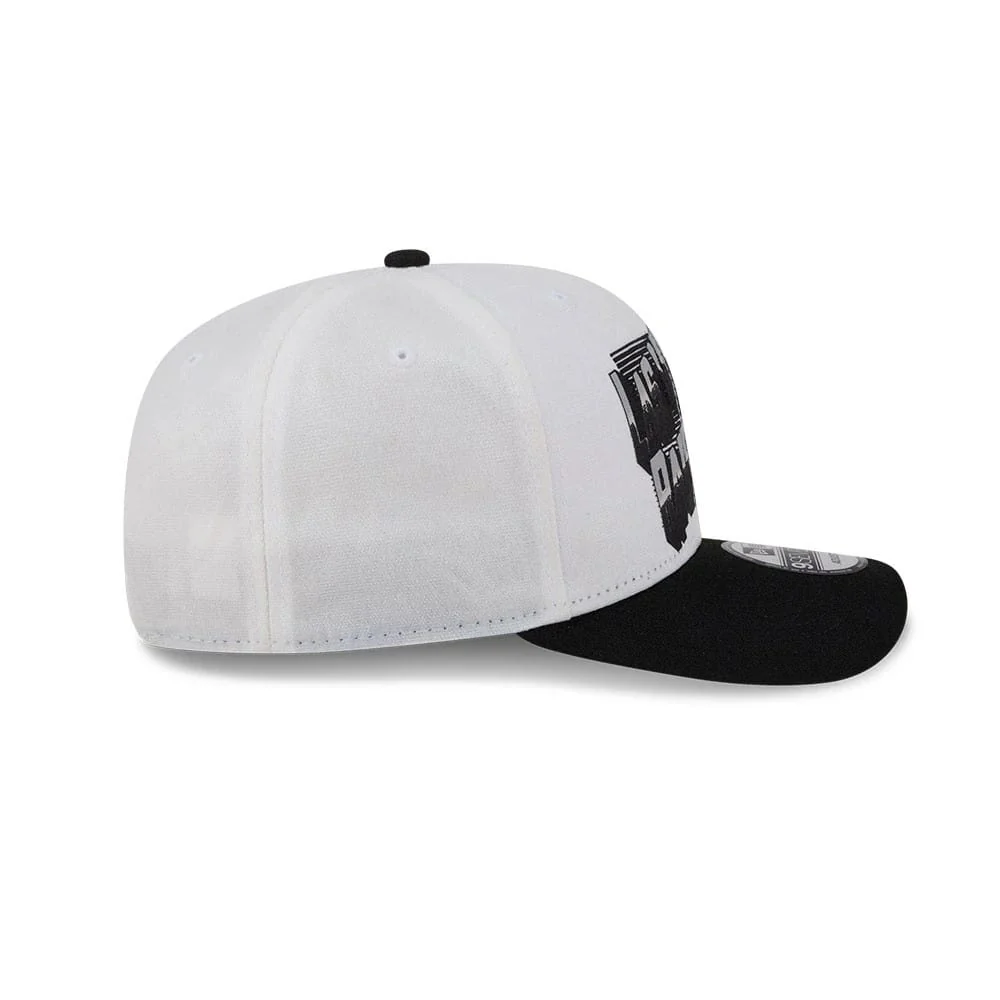 Las Vegas Raiders NFL Duck Cloth White 9SEVENTY Stretch Snap Cap - Image 6