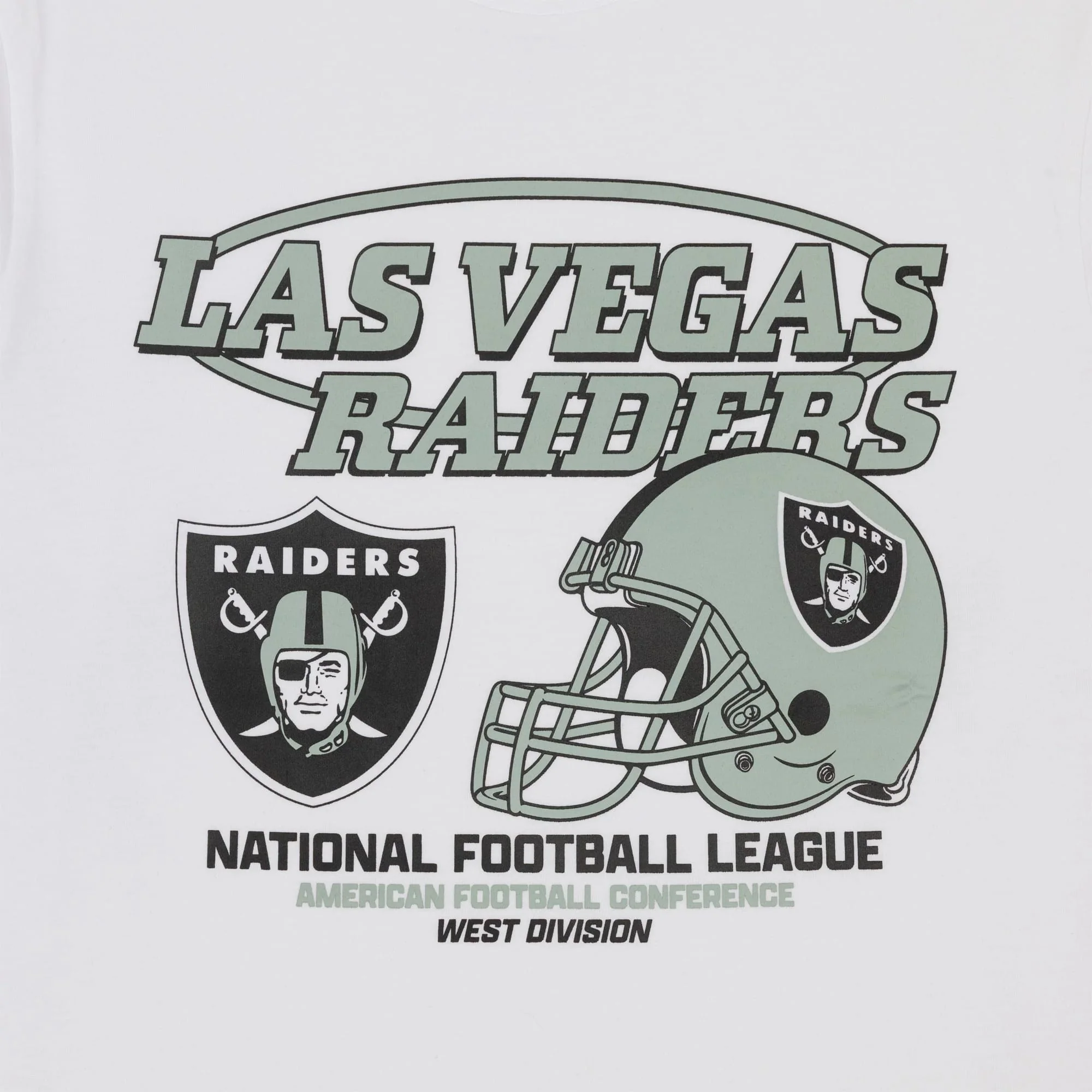 Las Vegas Raiders NFL Graphic White T-Shirt - Image 3
