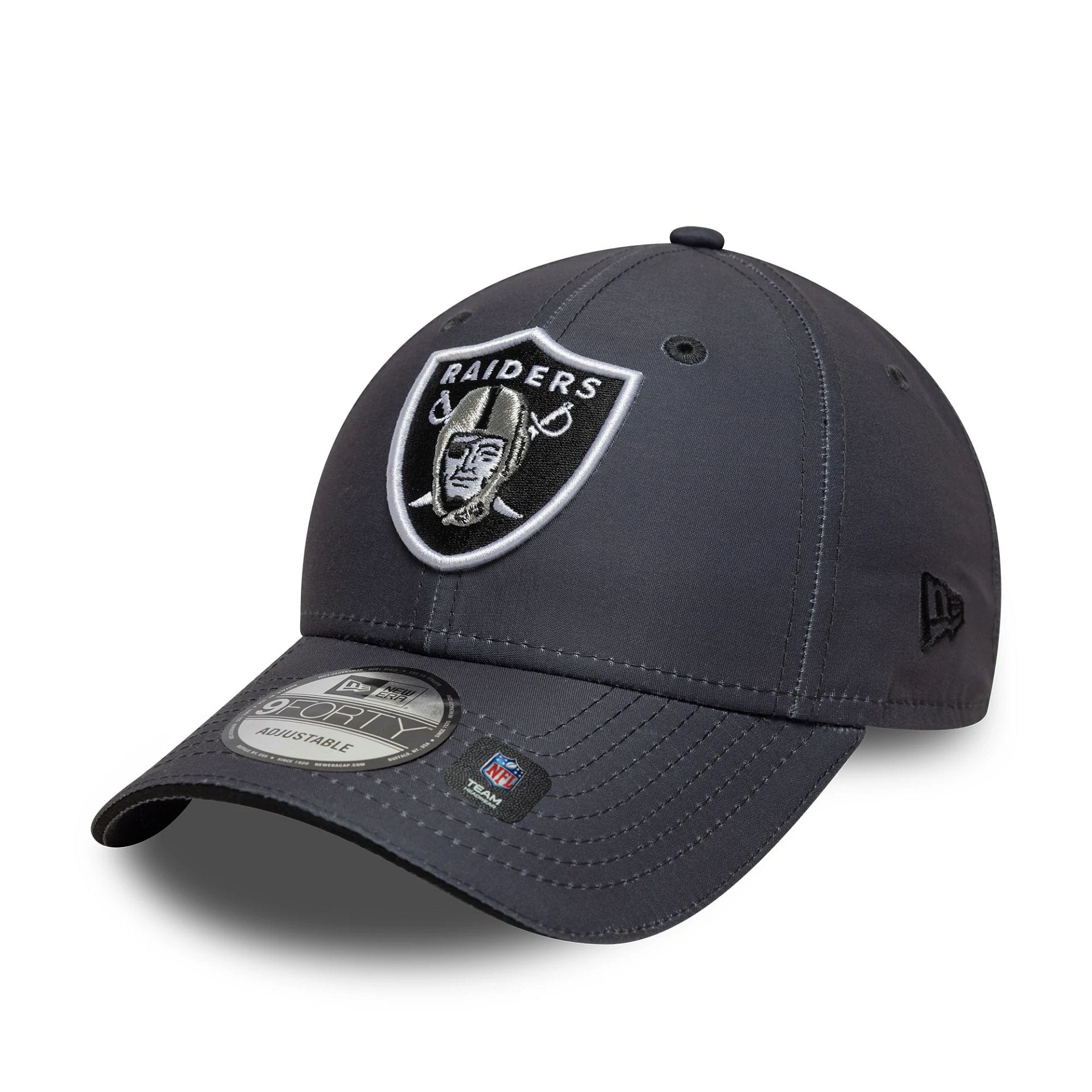 Las Vegas Raiders NFL Microfibre Charcoal 9FORTY Cap