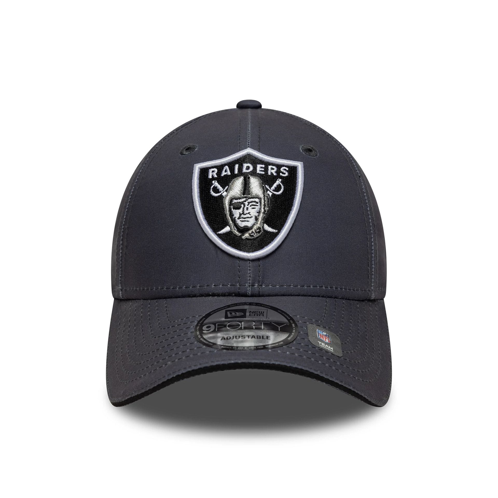 Las Vegas Raiders NFL Microfibre Charcoal 9FORTY Cap - Image 2