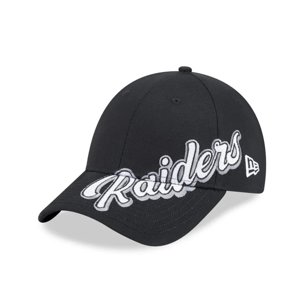 Las Vegas Raiders NFL Mix League Black 9FORTY Adjustable Cap