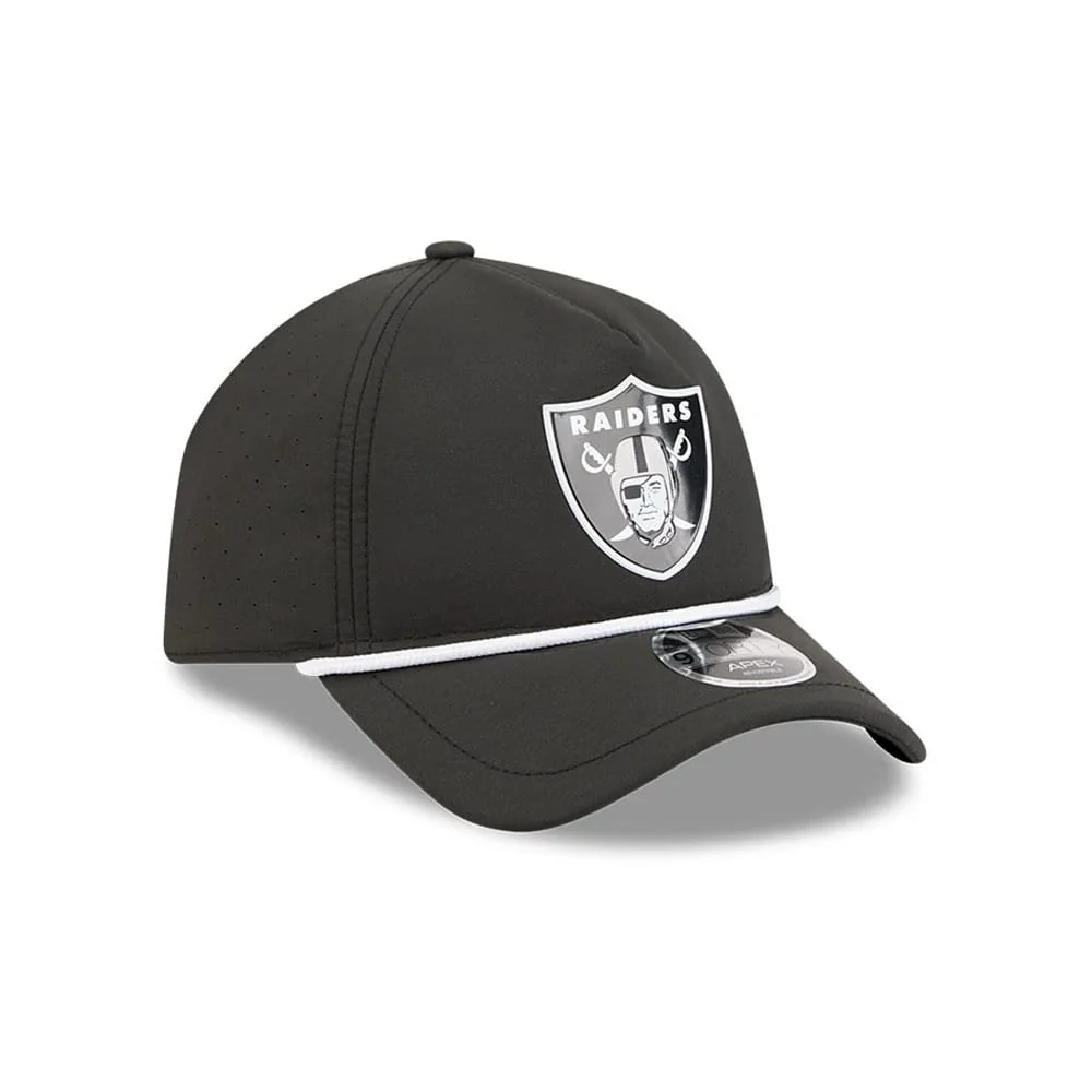 Las Vegas Raiders NFL Quickstrike Black 9FORTY Apex Adjustable Cap - Image 3