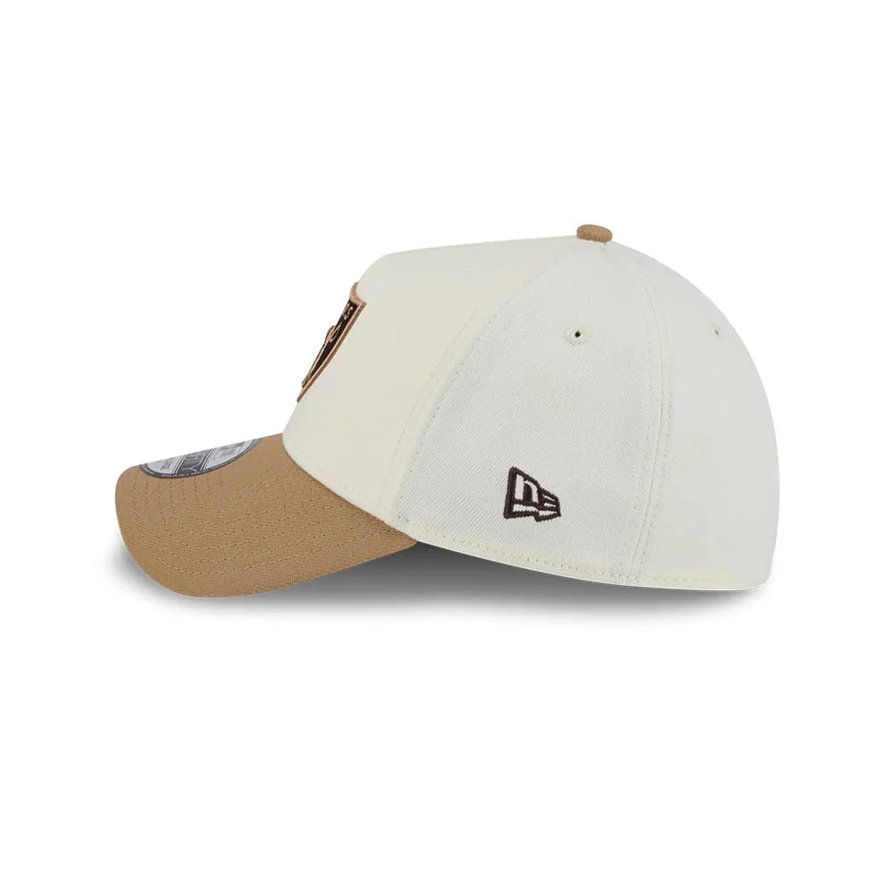Las Vegas Raiders NFL Sandy Bay White 39THIRTY A-Frame Stretch Fit Cap - Image 5