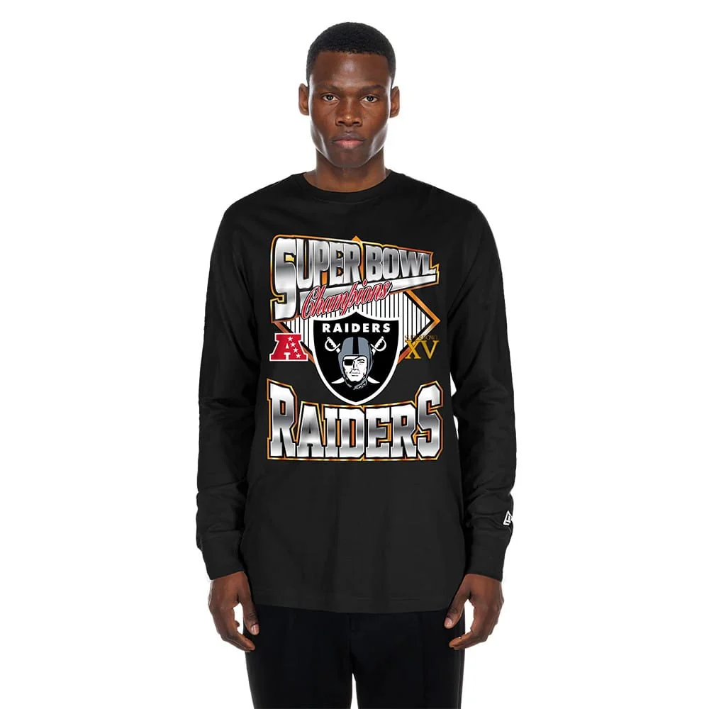 Las Vegas Raiders NFL Sport Classic Black Long Sleeve T-Shirt
