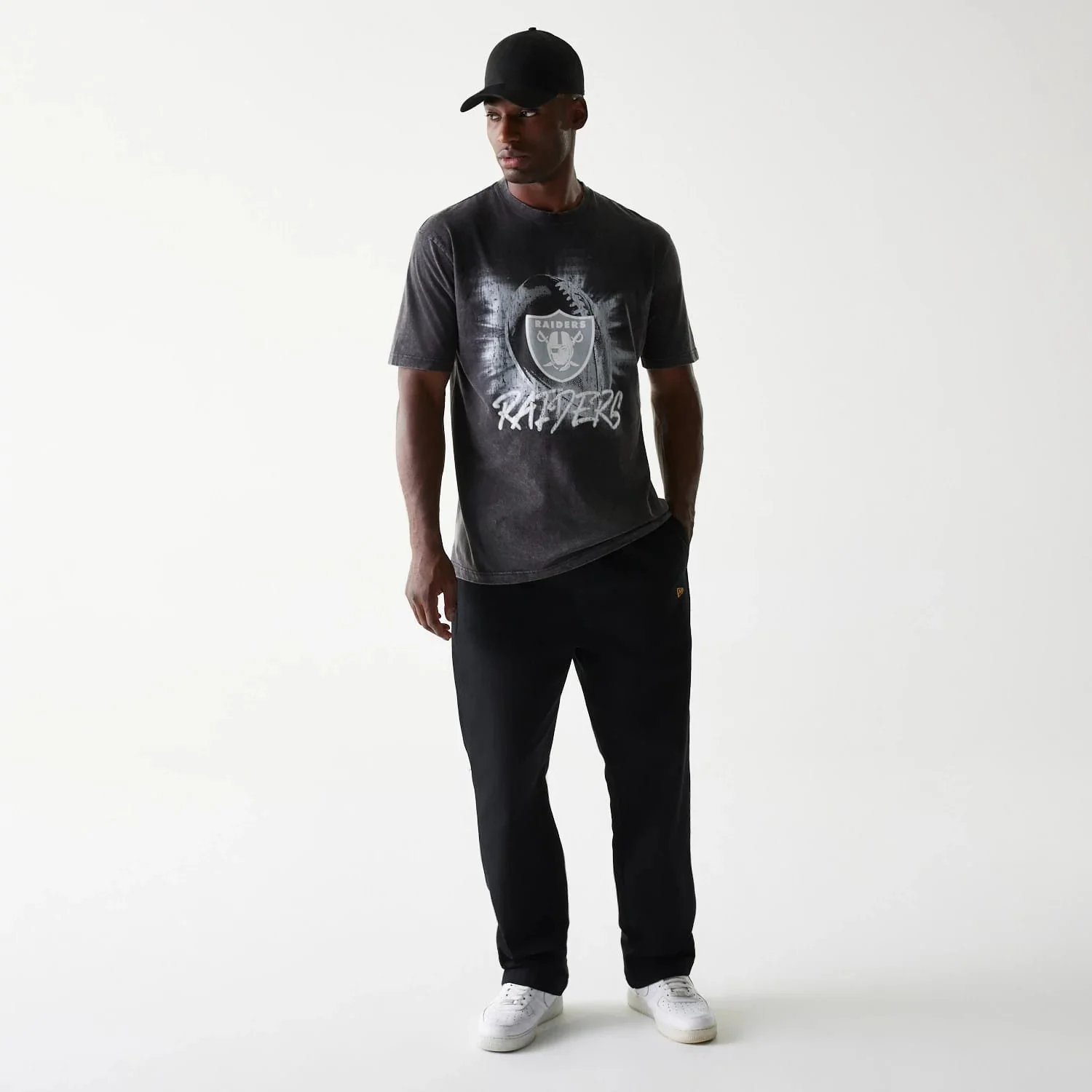 Las Vegas Raiders NFL Sport Night Black T-Shirt - Image 6