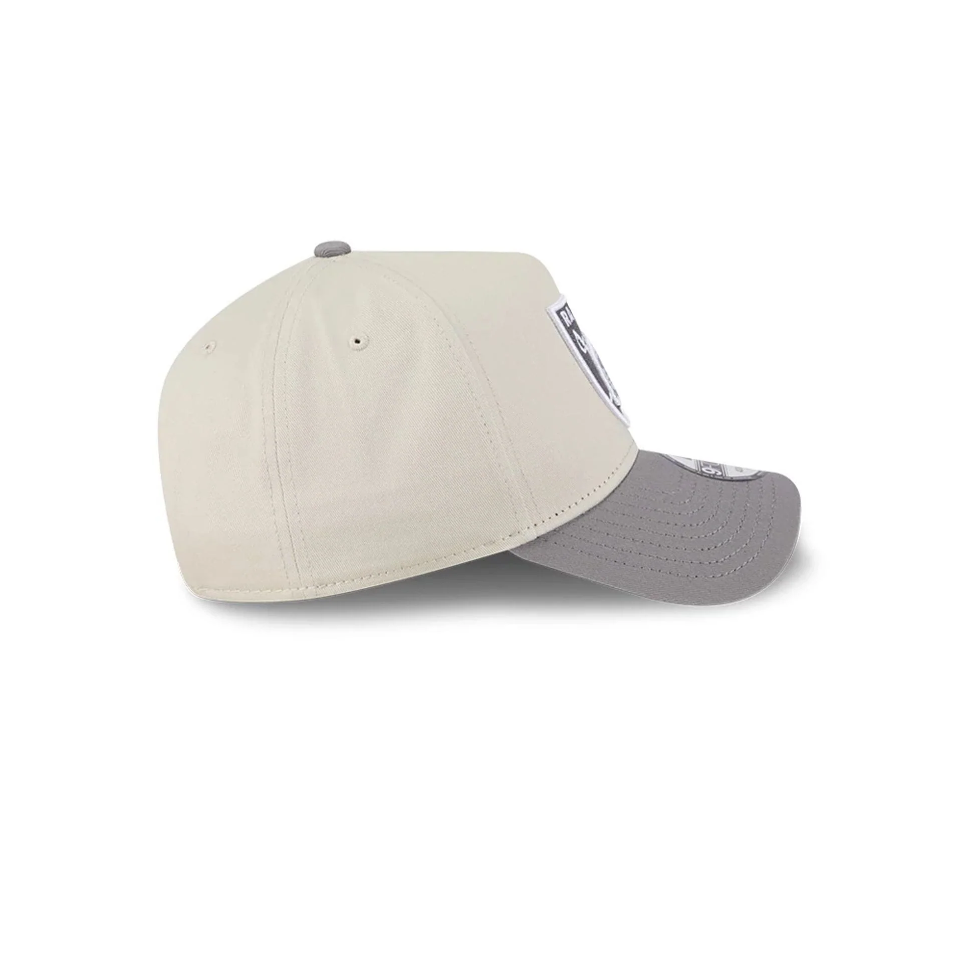Las Vegas Raiders NFL Stone Storm Light Beige 9FORTY A-Frame Adjustable Cap - Image 5
