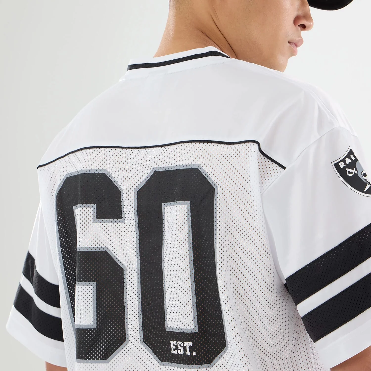 Las Vegas Raiders NFL White Mesh Jersey - Image 5
