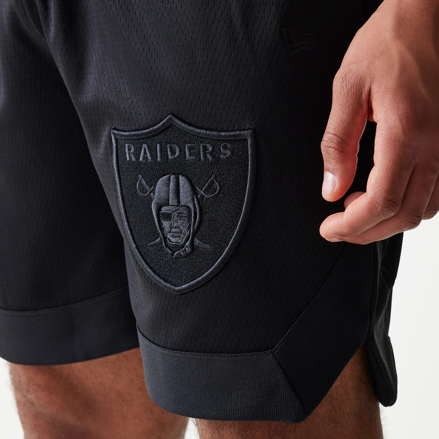 Las Vegas Raiders Tonal Pack Black Shorts - Image 3