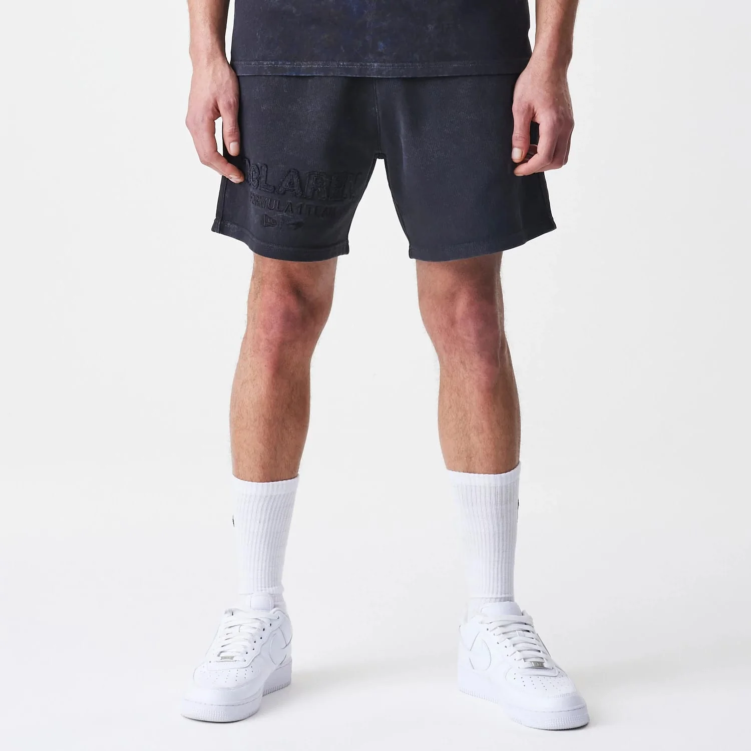 McLaren Racing Washed Black Shorts
