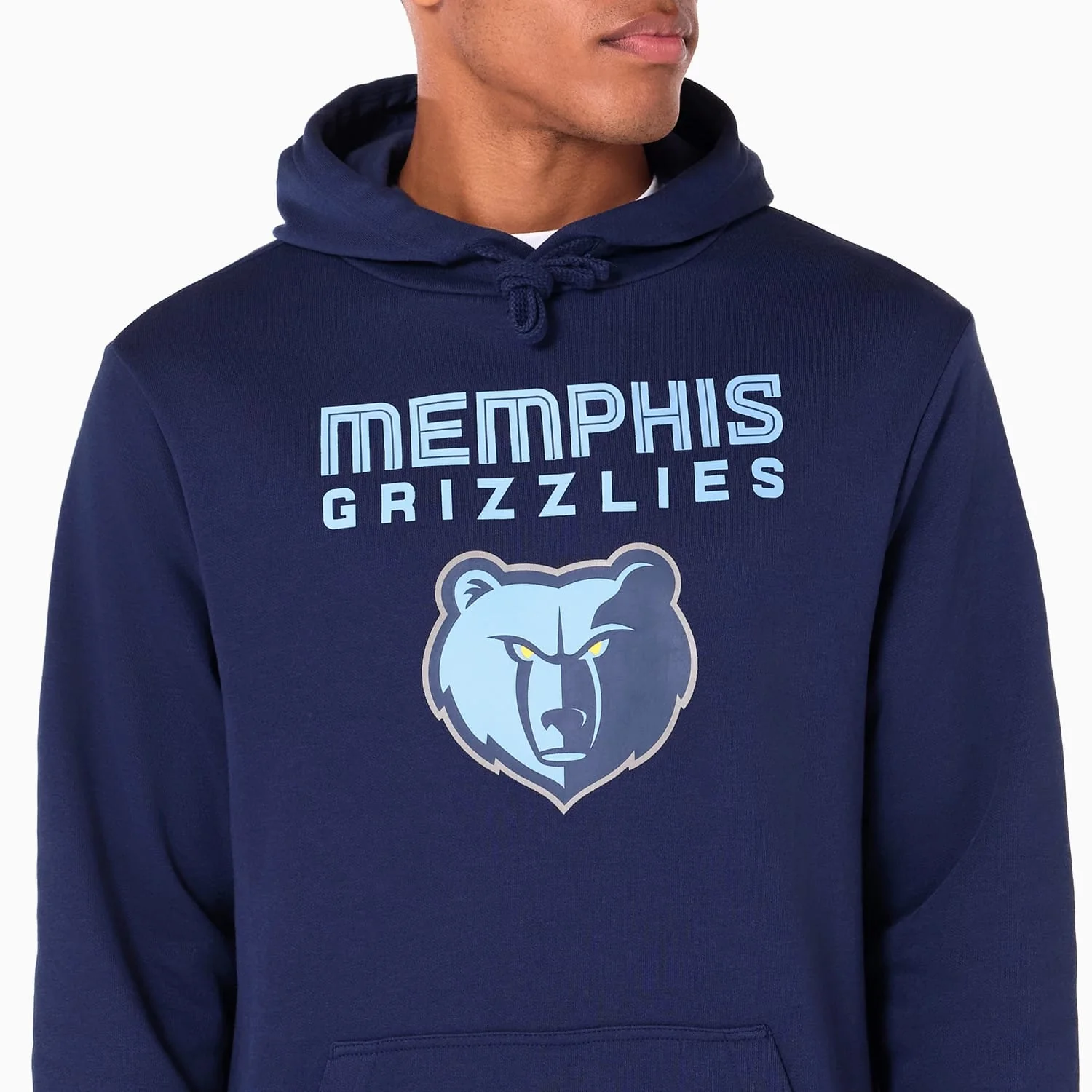 Memphis Grizzlies NBA Navy Pullover Hoodie - Image 6