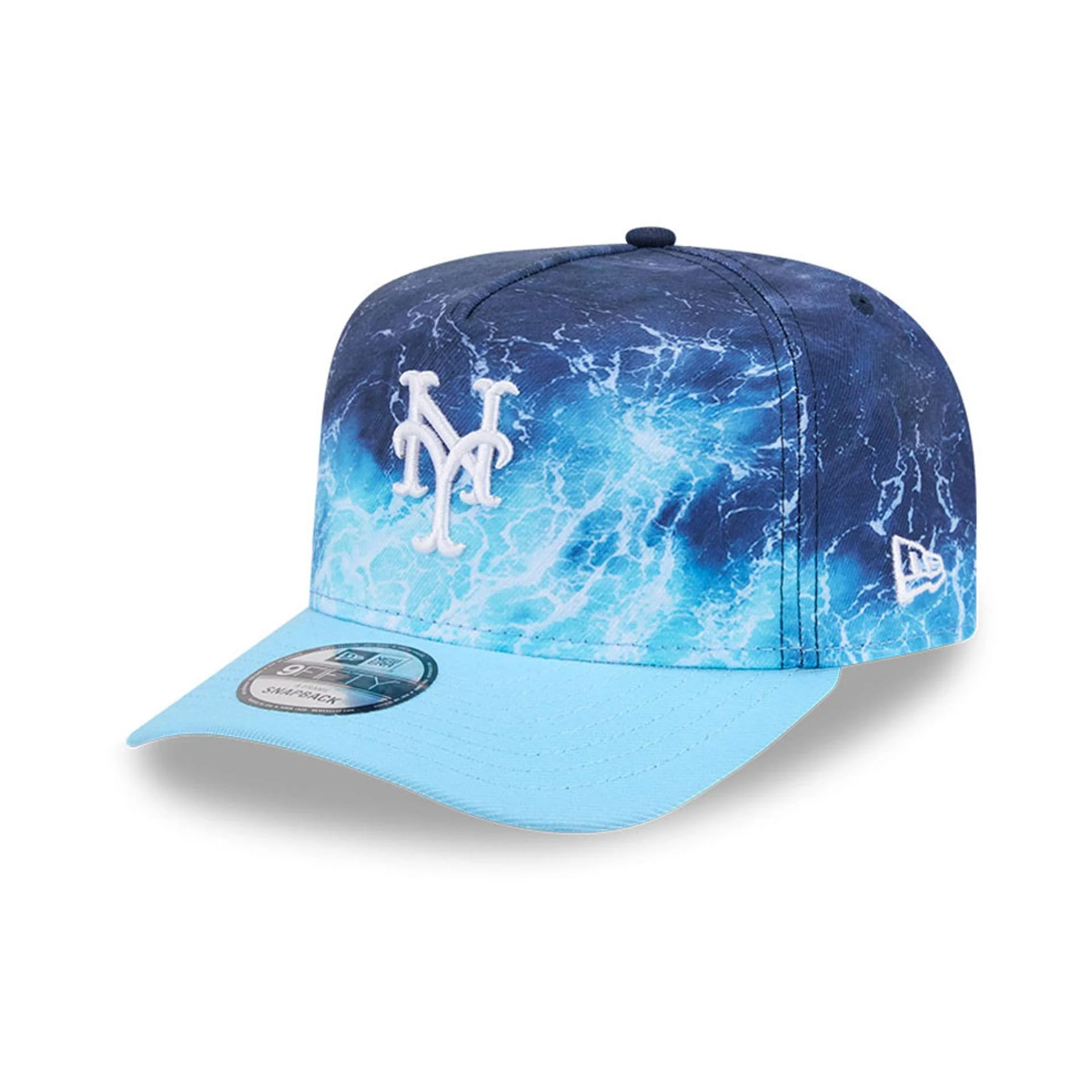 Mets MLB Deep Water Pastel Blue 9FIFTY A-Frame Snapback Adjustable Cap