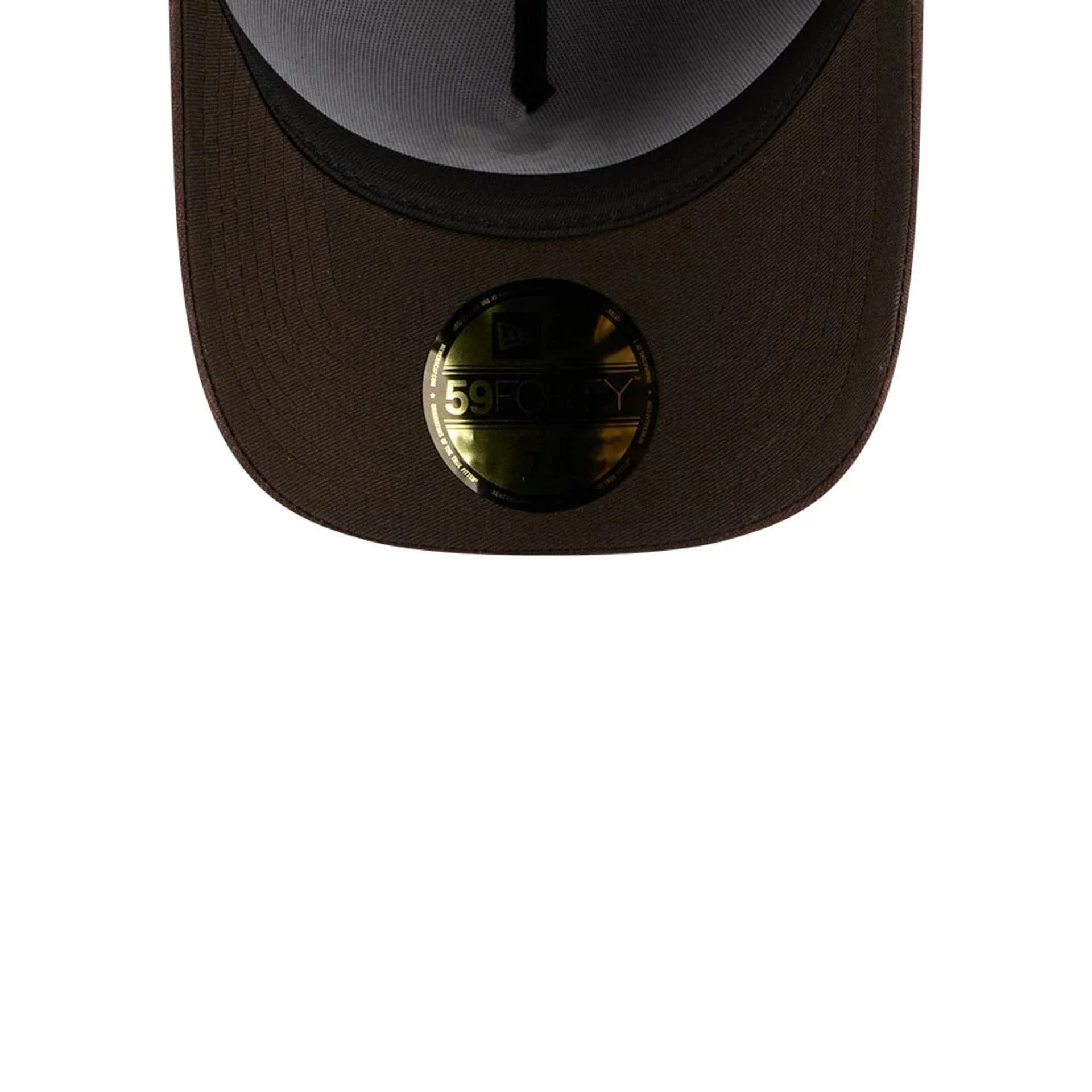 Mets MLB Waxy Canvas Open Brown 59FORTY A-Frame Fitted Cap - Image 7