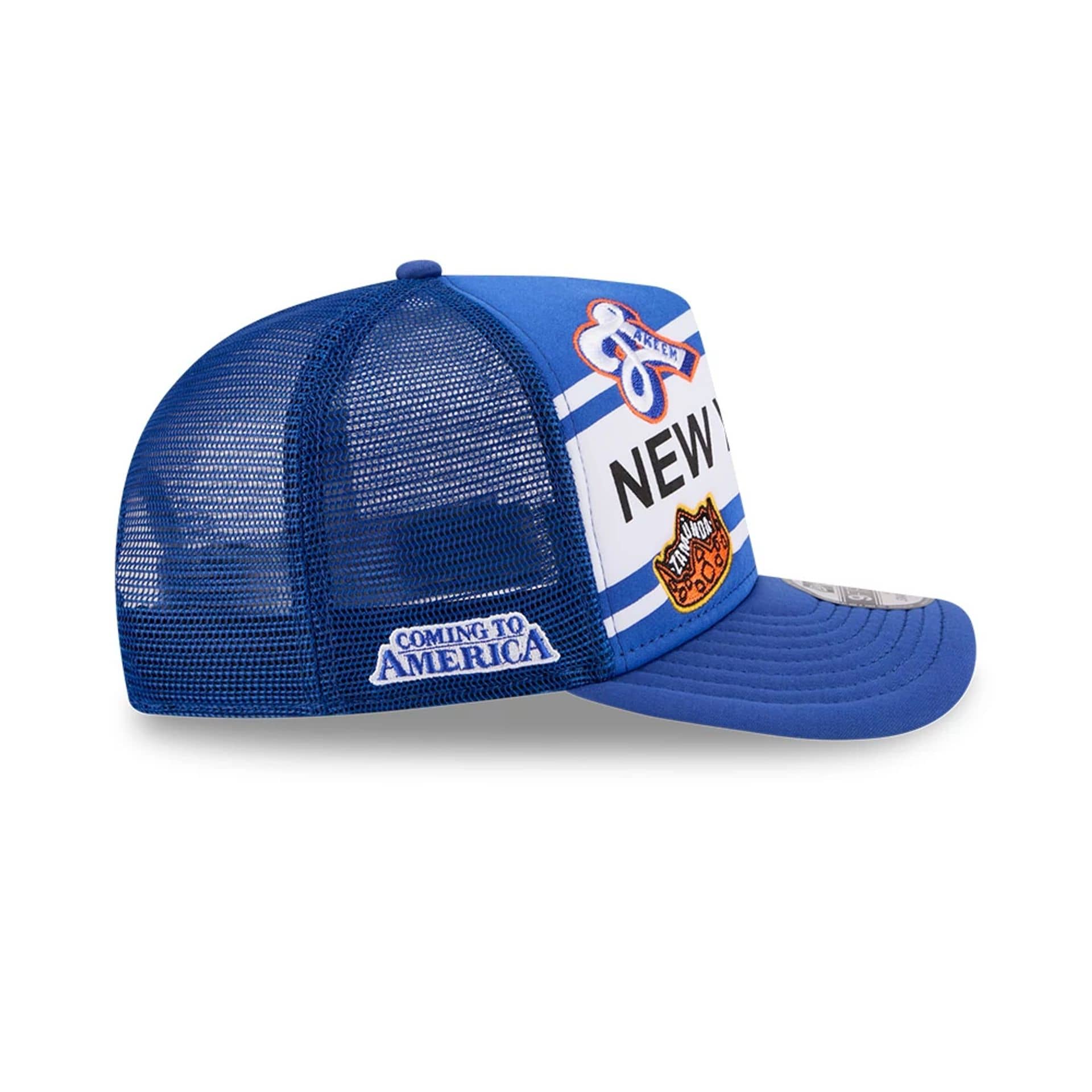 Mets MLB X Coming To America Blue 9FIFTY A-Frame Snapback Adjustable Cap - Image 5