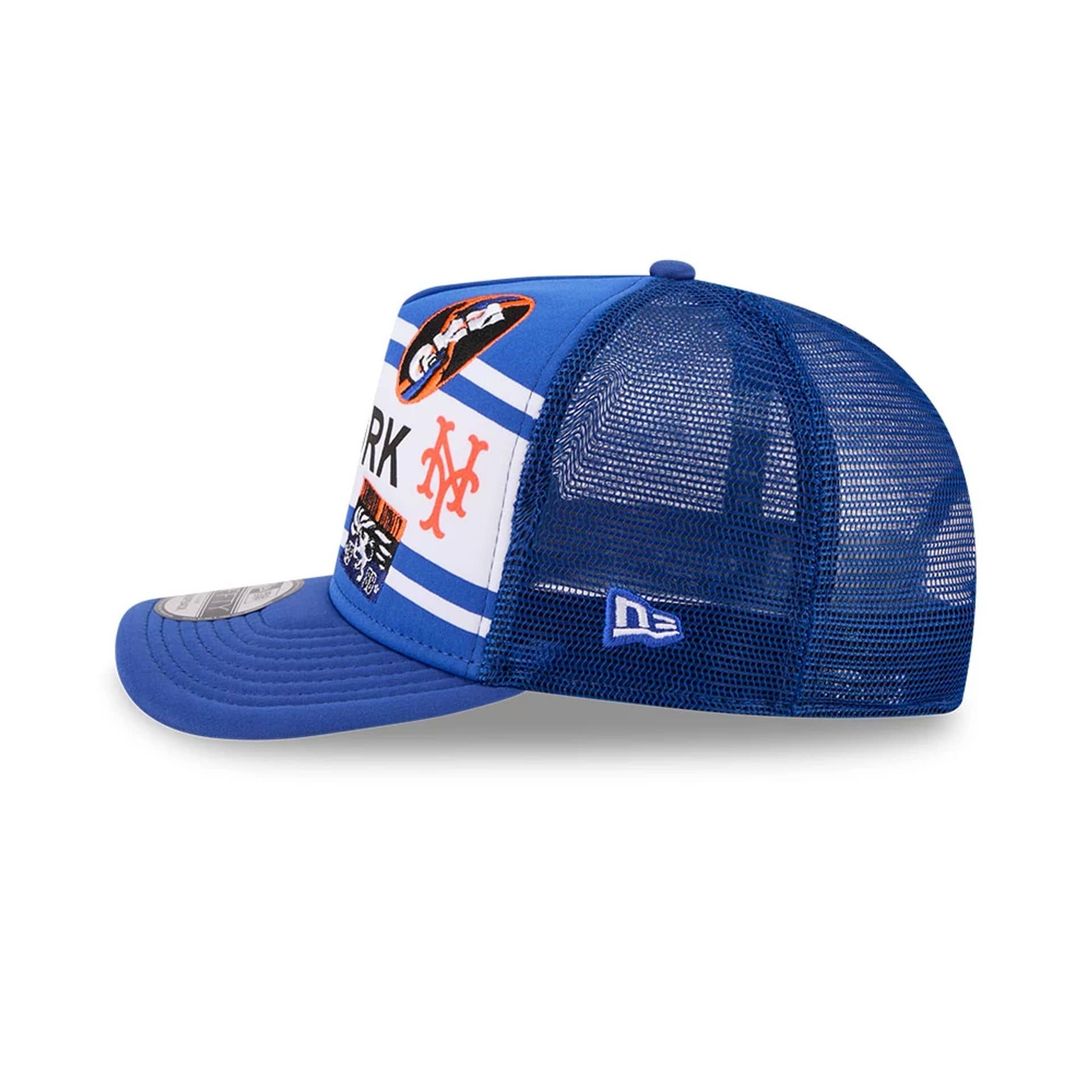 Mets MLB X Coming To America Blue 9FIFTY A-Frame Snapback Adjustable Cap - Image 6