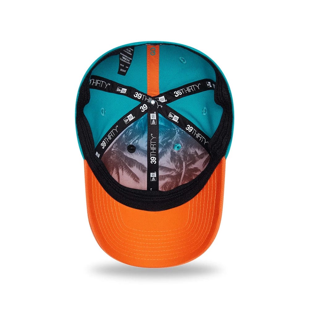 Miami Dolphins NFL Draft 2026 Turquoise 39THIRTY M-Crown Stretch Fit Cap - Image 2