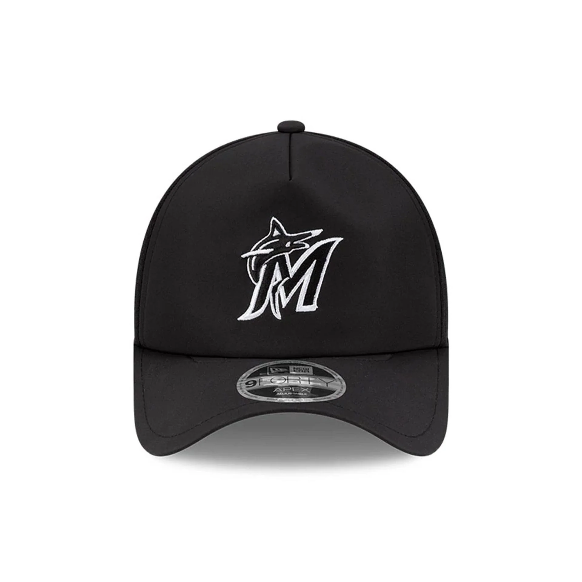 Miami Marlins MLB Batting Practice 2026 Black 9FORTY Apex Adjustable Cap - Image 2