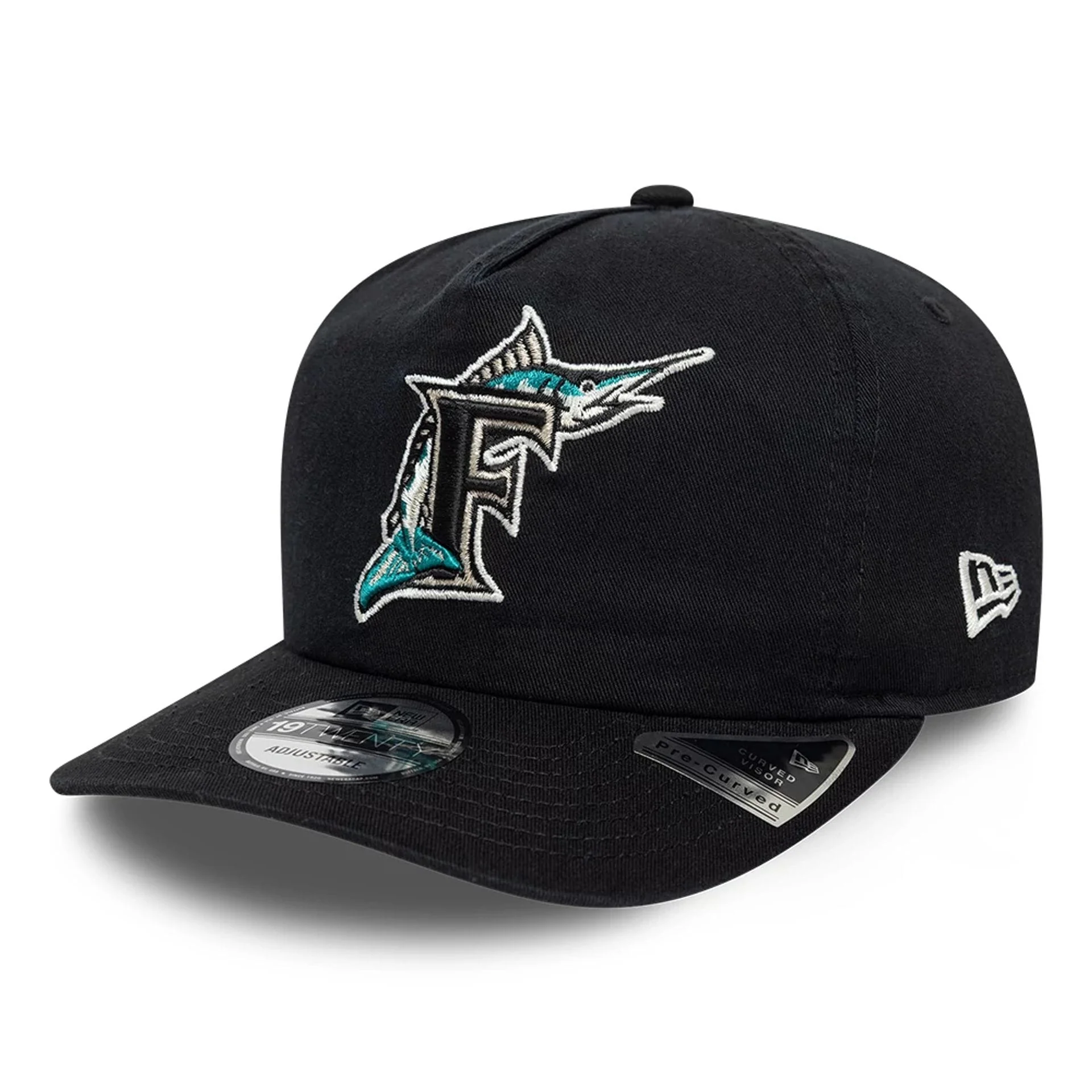 Miami Marlins MLB Championship Black 19TWENTY Adjustable Cap - Image 4