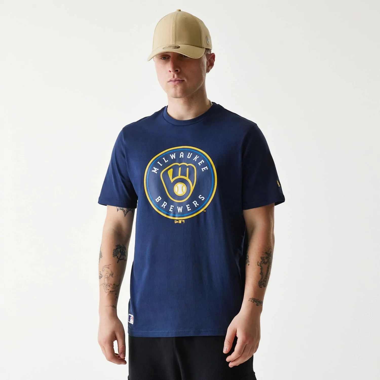 Milwaukee Brewers MLB Regular Dark Blue T-Shirt