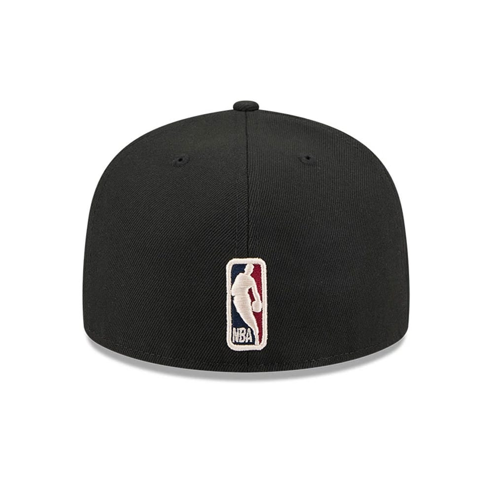 Milwaukee Bucks NBA Hardwood Classic Black 59FIFTY Fitted Cap - Image 7