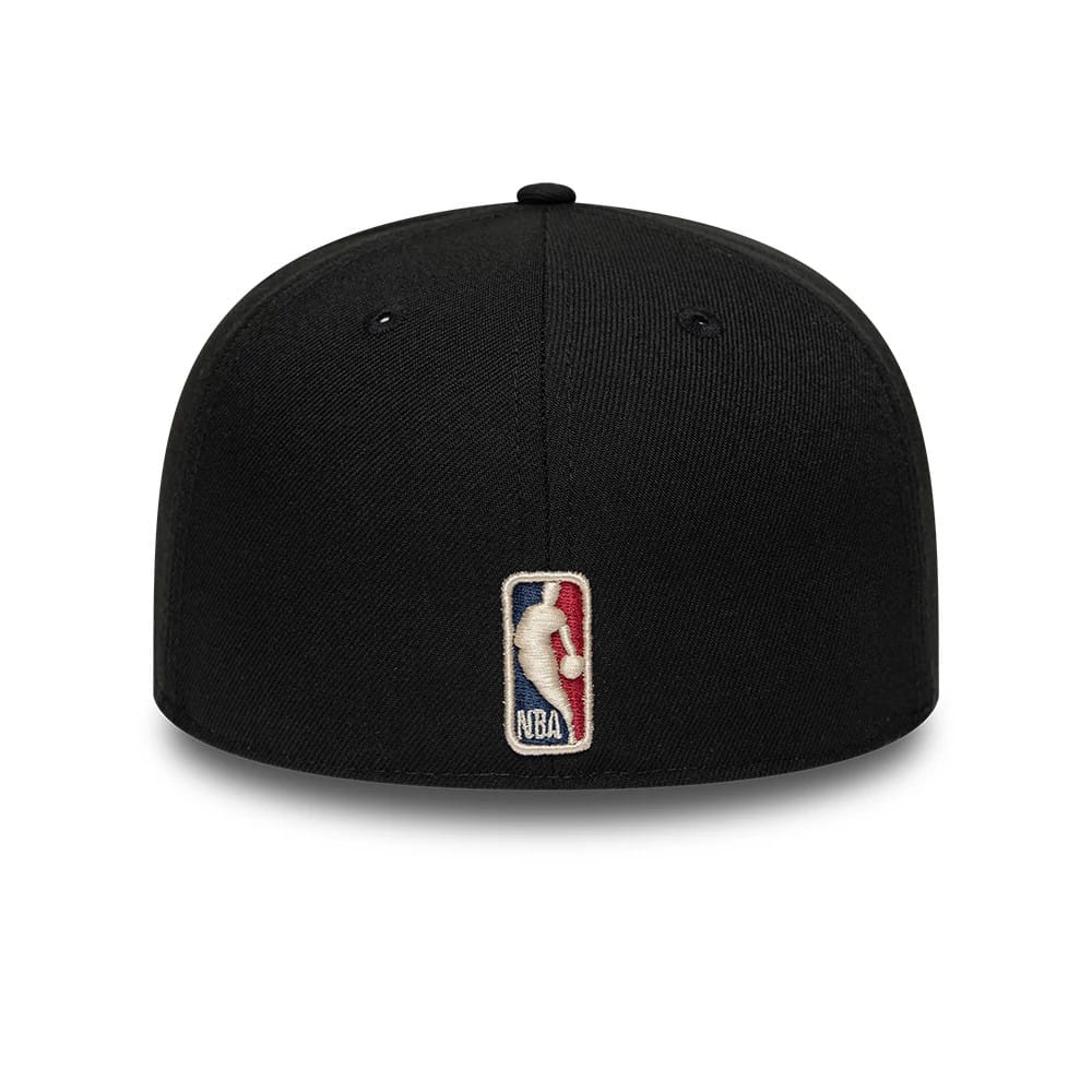 Milwaukee Bucks NBA Hardwood Classic Black 59FIFTY Fitted Cap - Image 5