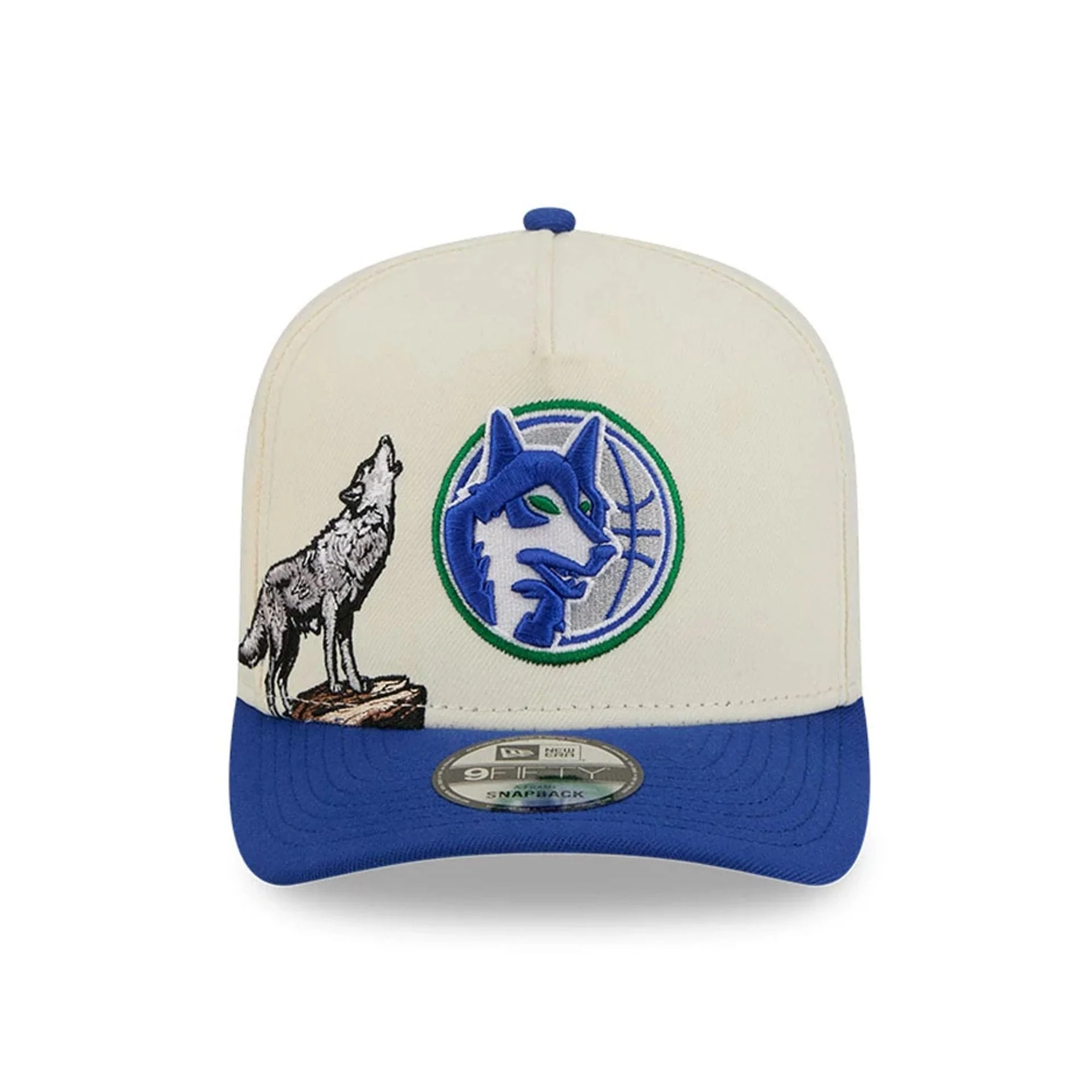 Minnesota Timberwolves NBA Blue 9FIFTY A-Frame Snapback Adjustable Cap - Image 3