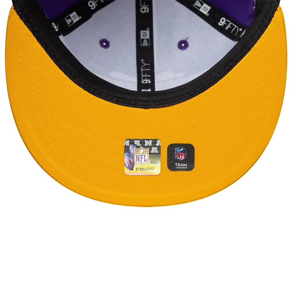 Minnesota Vikings NFL Historic Purple Retro Crown 9FIFTY Adjustable Cap - Image 6