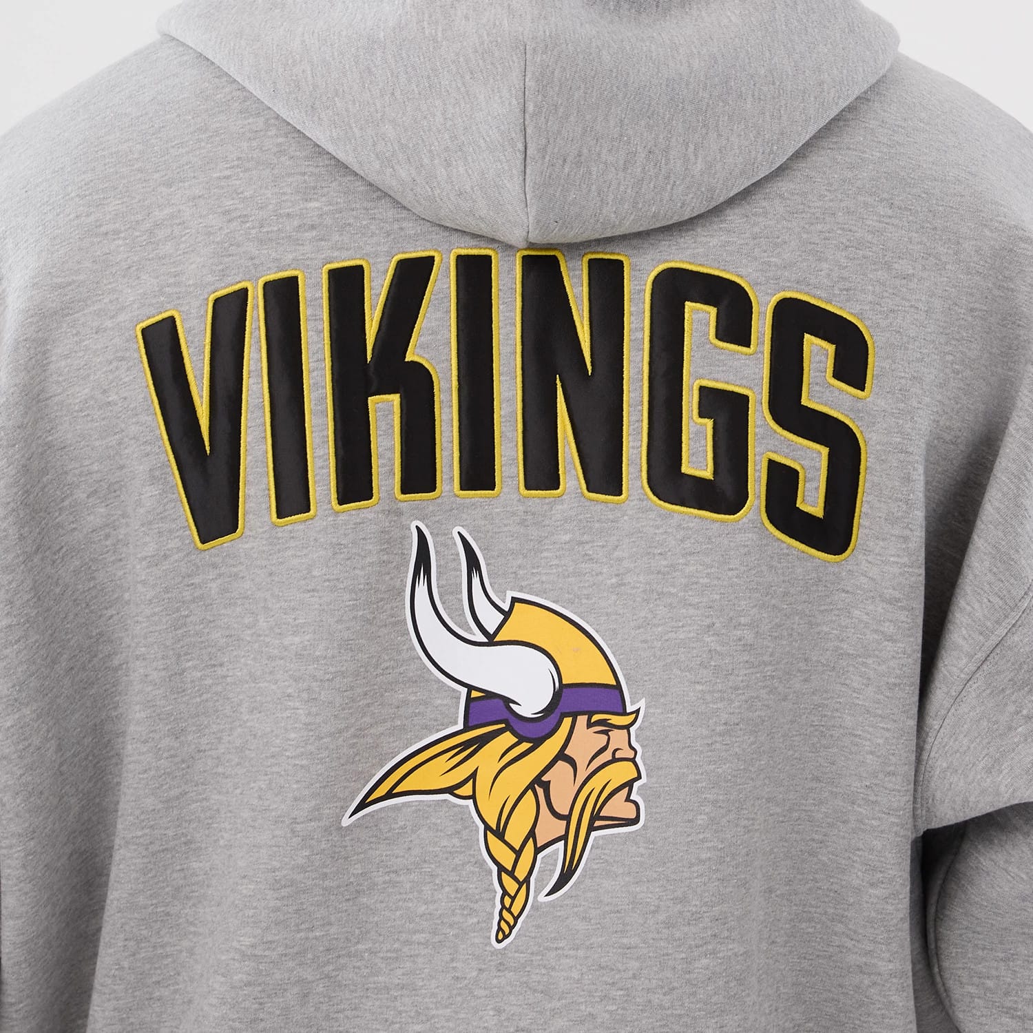 Minnesota Vikings NFL International Series Games 2025 Grey Premium Pullover Hoodie - Image 4