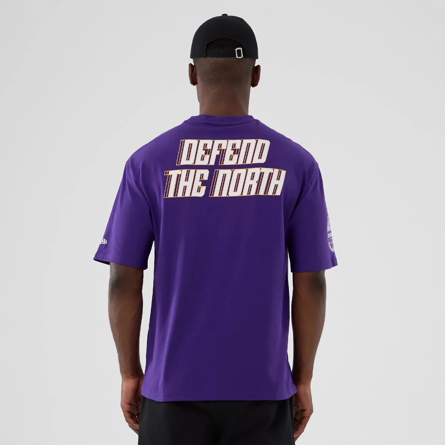 Minnesota Vikings NFL International Series Games 2025 Purple Oversized T-Shirt - Image 2