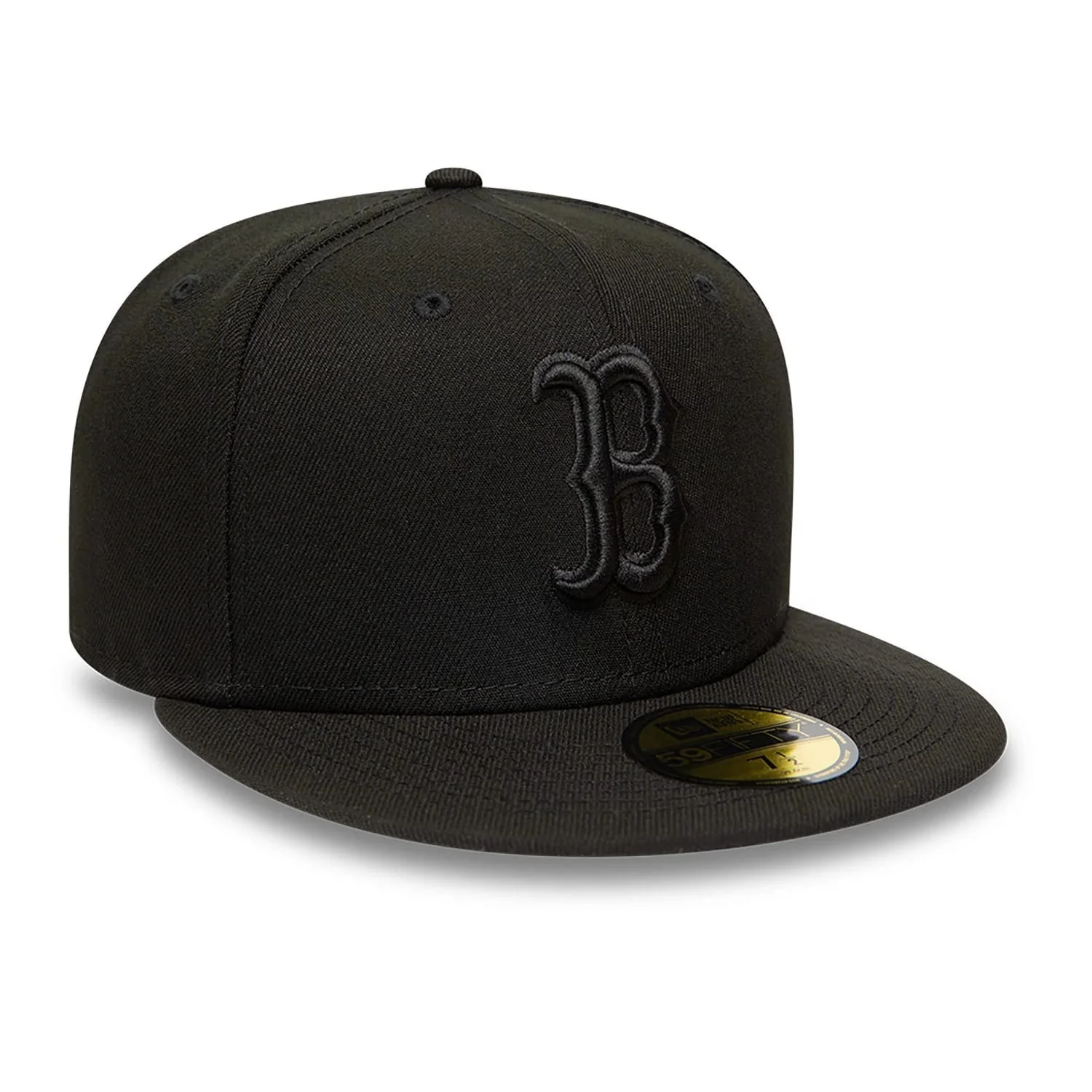 MLB Black On Black Boston Red Sox 59FIFTY Fitted Cap - Image 7