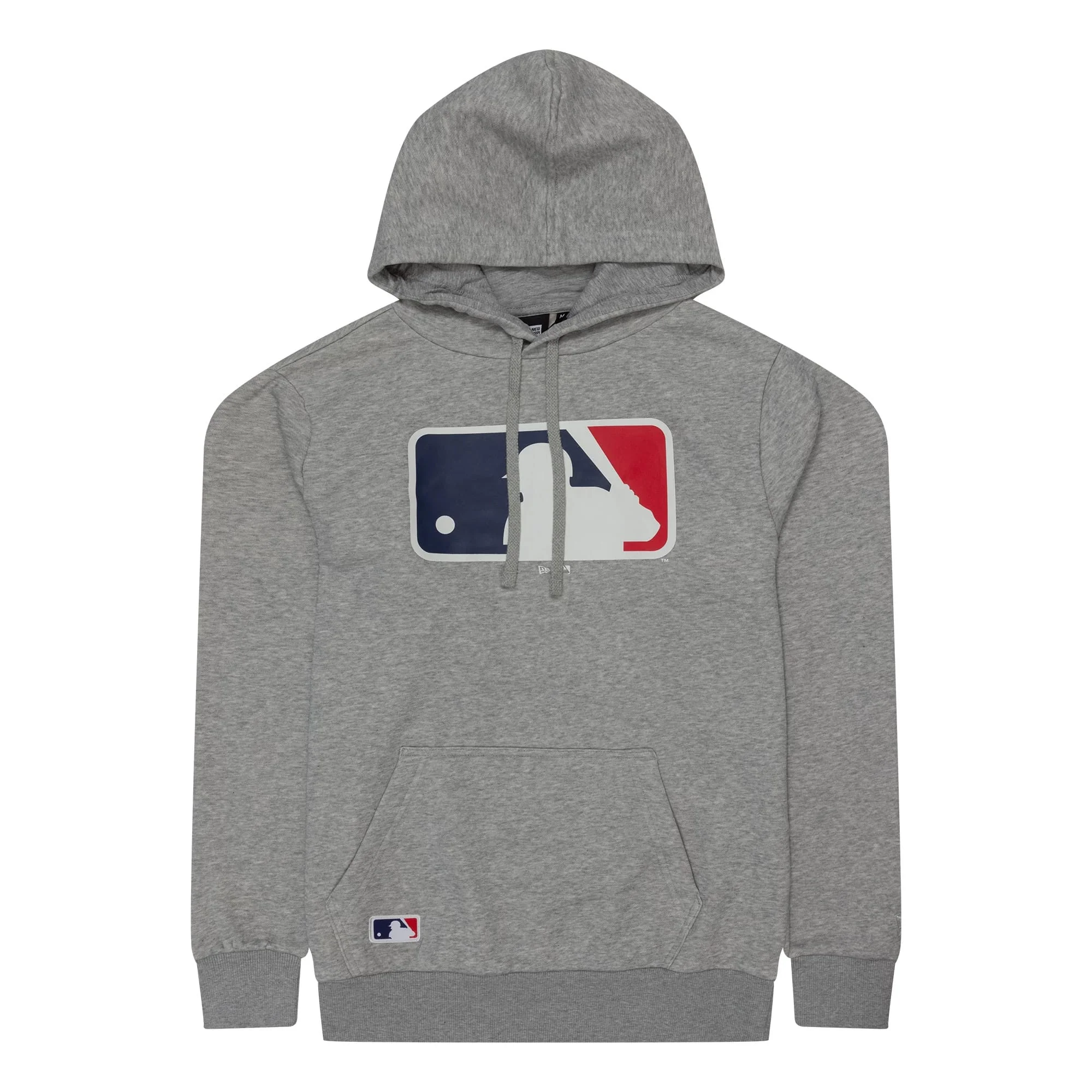 MLB Generic Logo MLB Regular Grey Pullover Hoodie