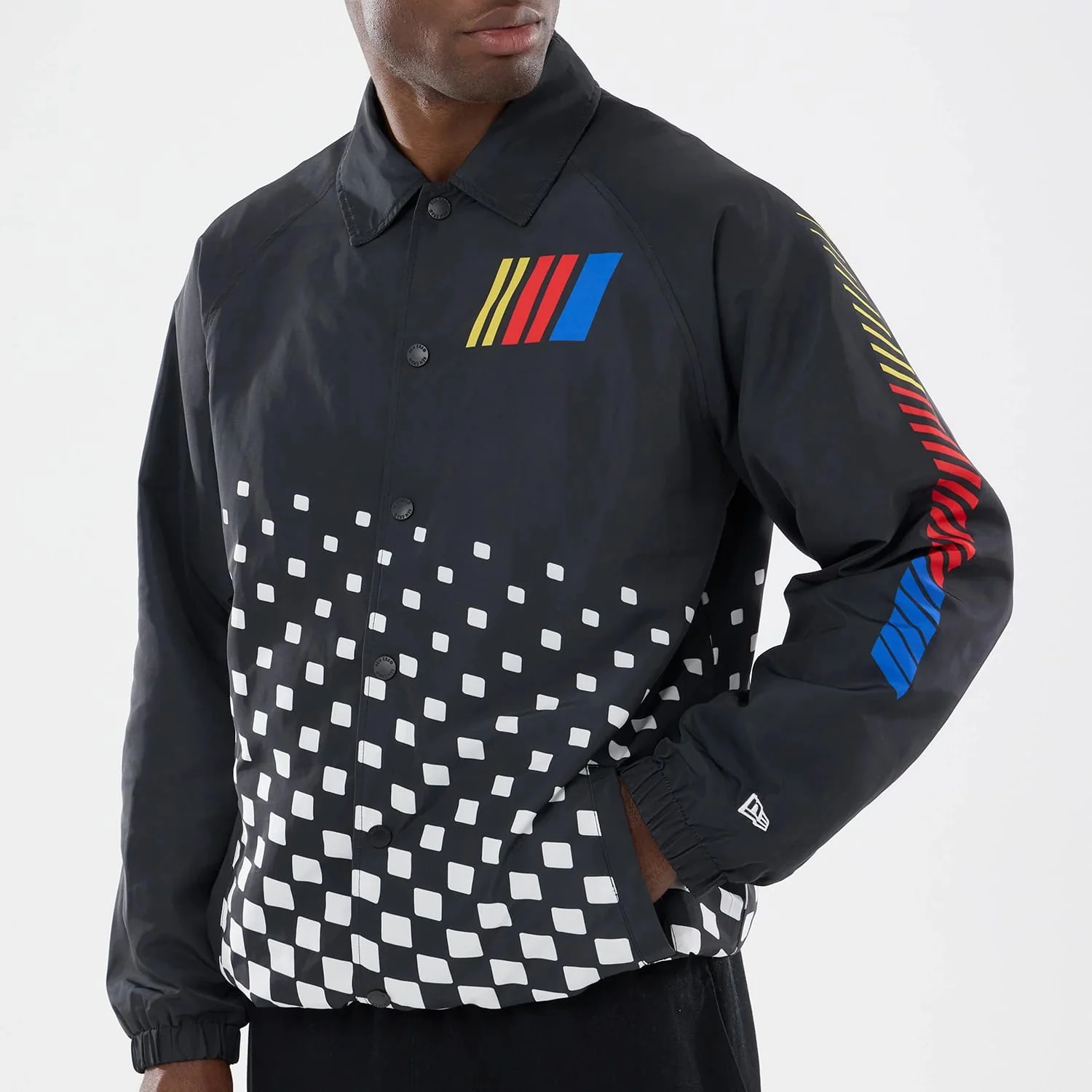 Nascar Logo Black Jacket - Image 6