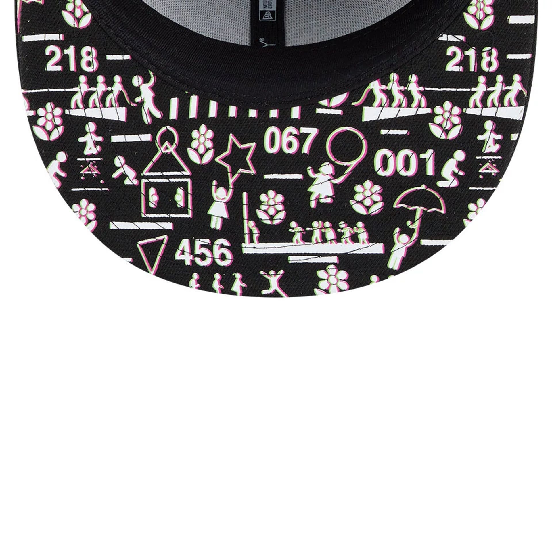 Netflix Squid Game Mask Black 59FIFTY Fitted Cap - Image 2