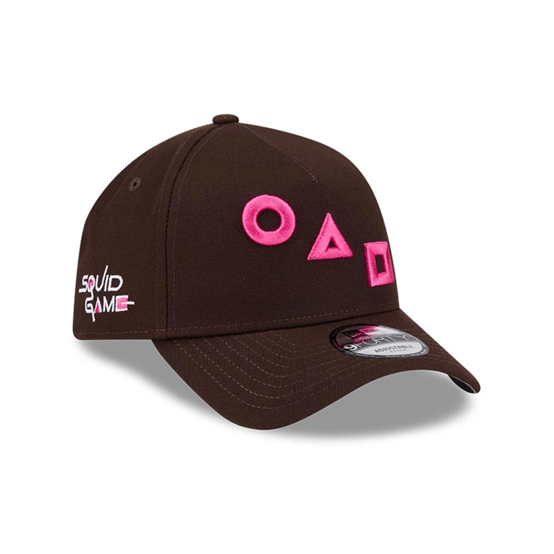 Netflix Squid Game Shapes Dark Brown 9FORTY A-Frame Adjustable Cap