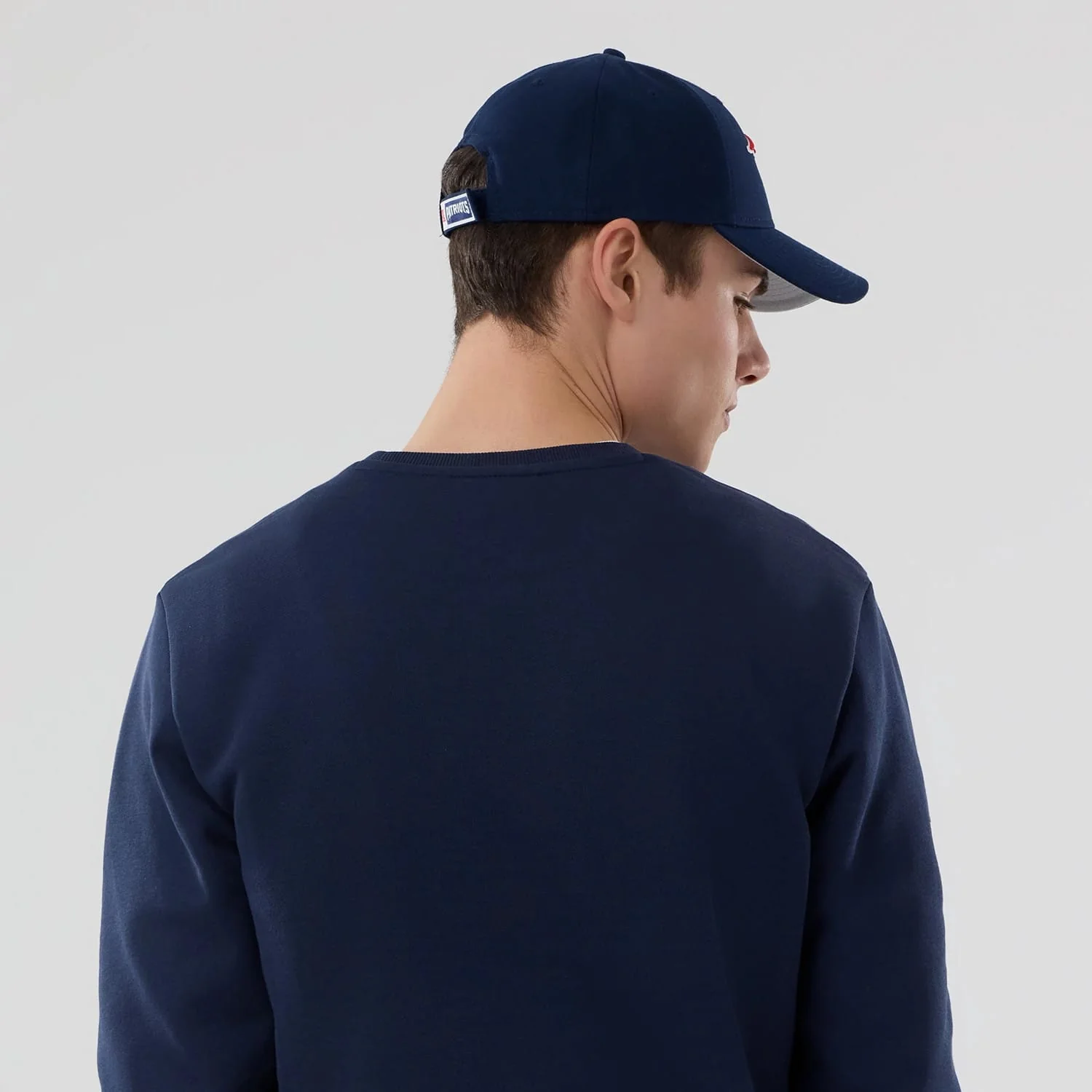 New England Patriots NFL Dark Blue Crew Neck Sweater - Image 7