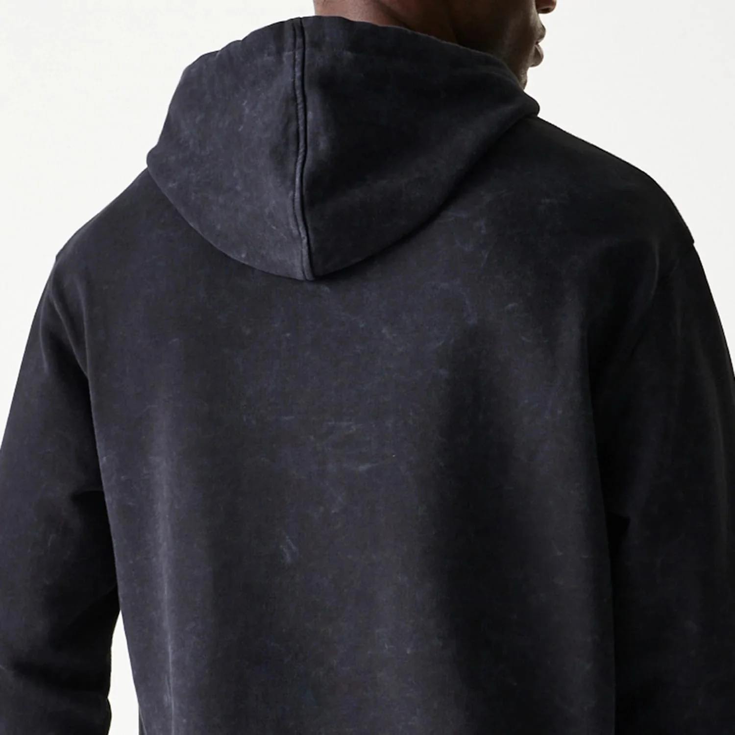 New England Patriots NFL Games Premium Apparel Black Oversized Pullover Hoodie - Image 6