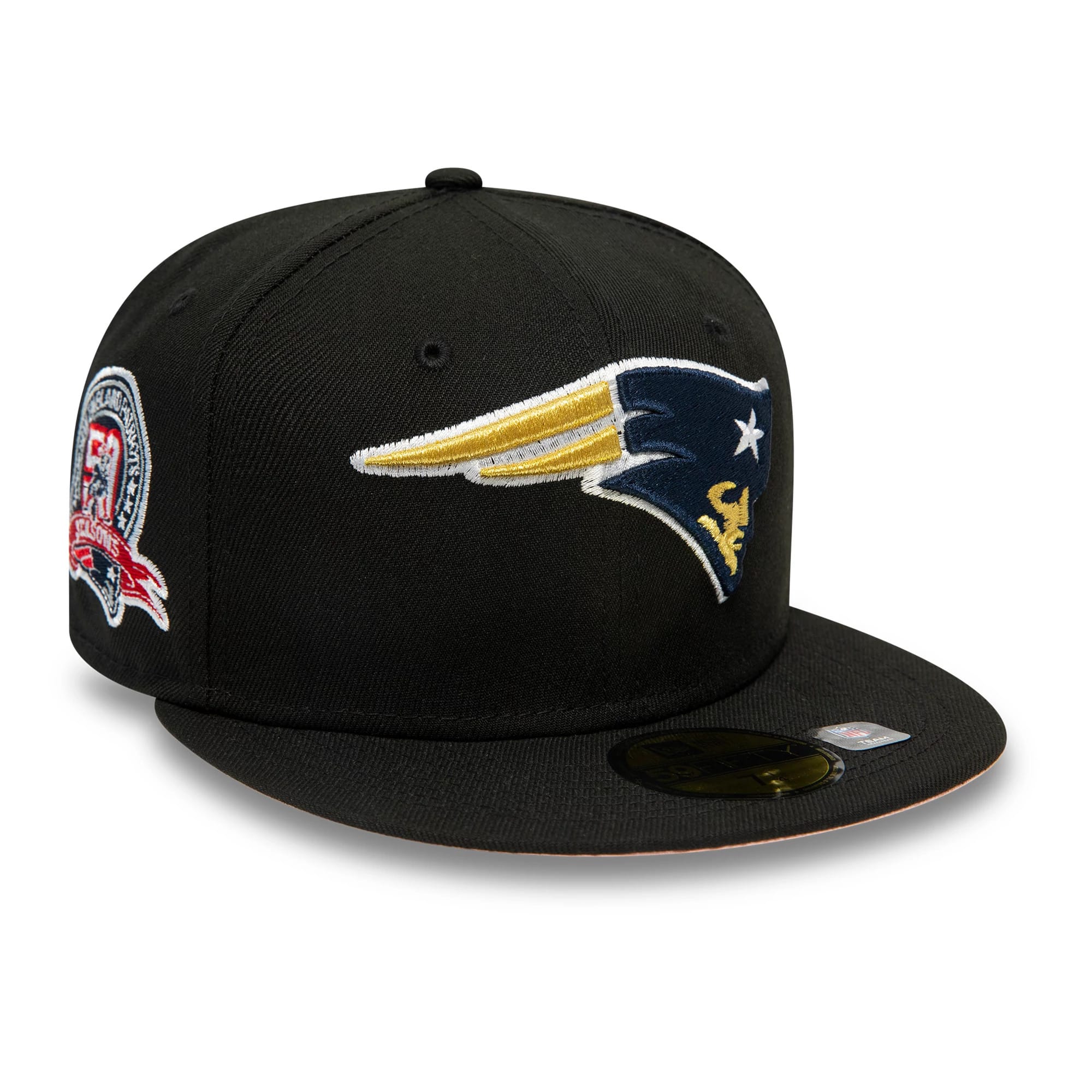 New England Patriots NFL Rivals Black 59FIFTY Fitted Cap