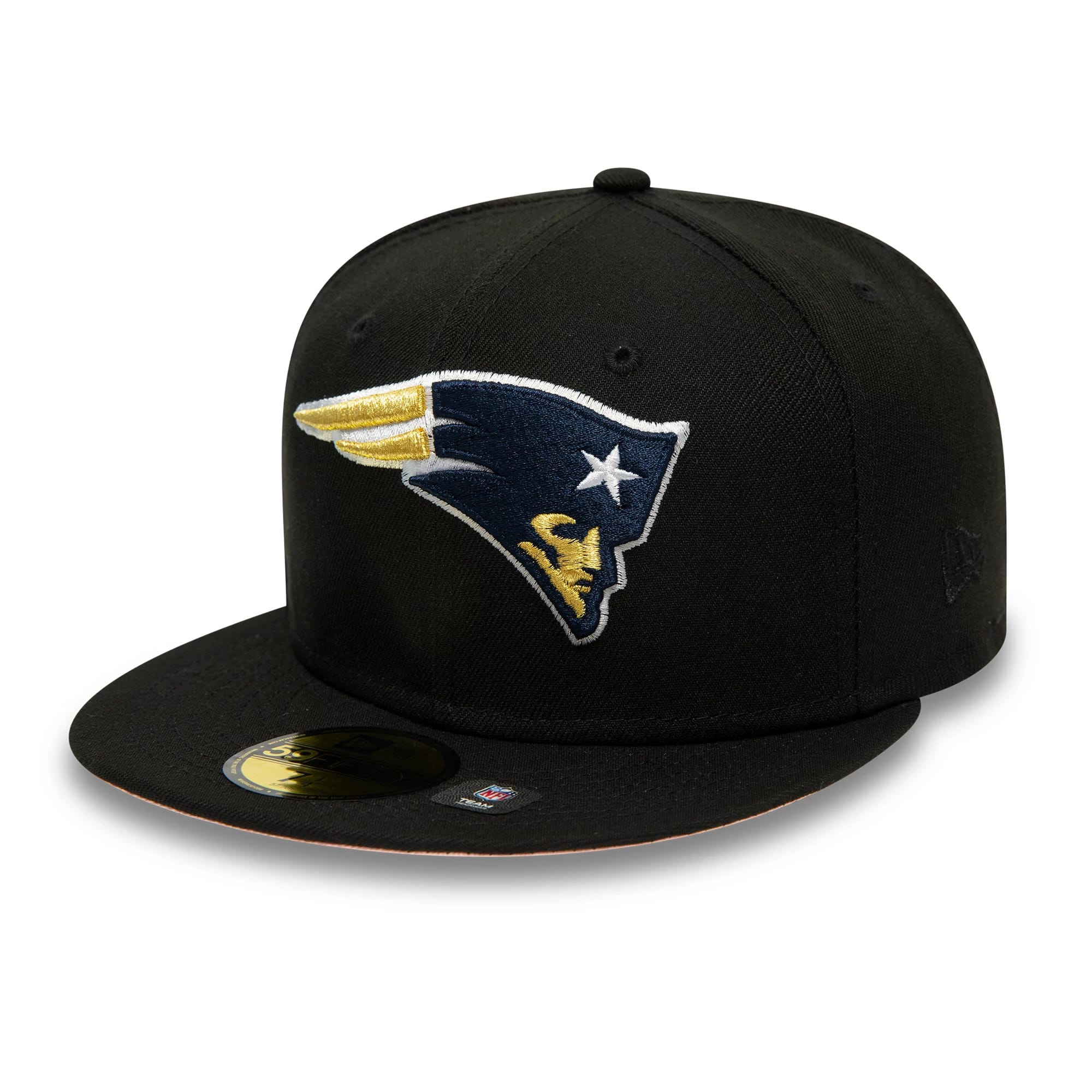 New England Patriots NFL Rivals Black 59FIFTY Fitted Cap - Image 4