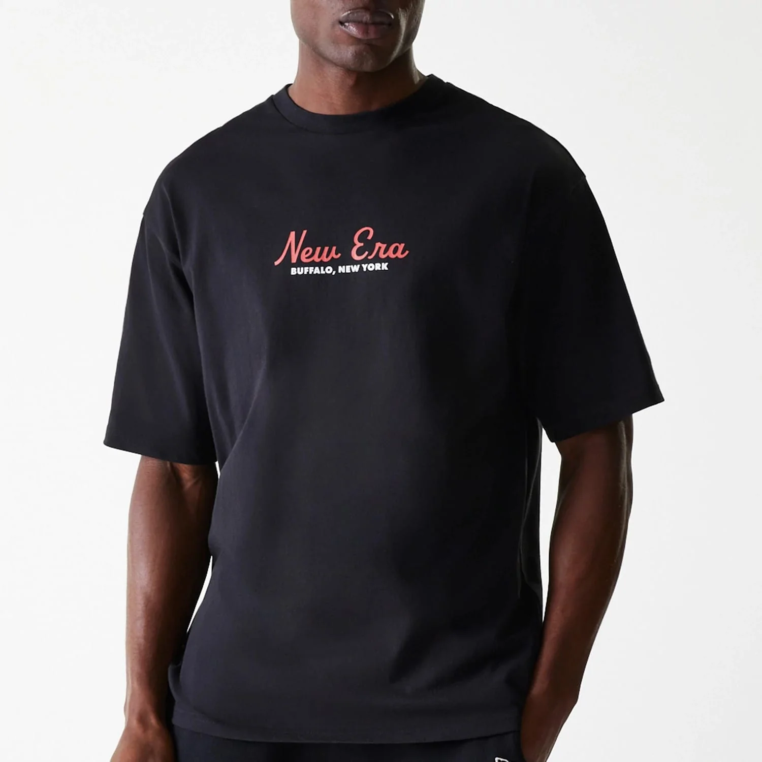 New Era Animal Graphic Black Oversized T-Shirt - Image 3