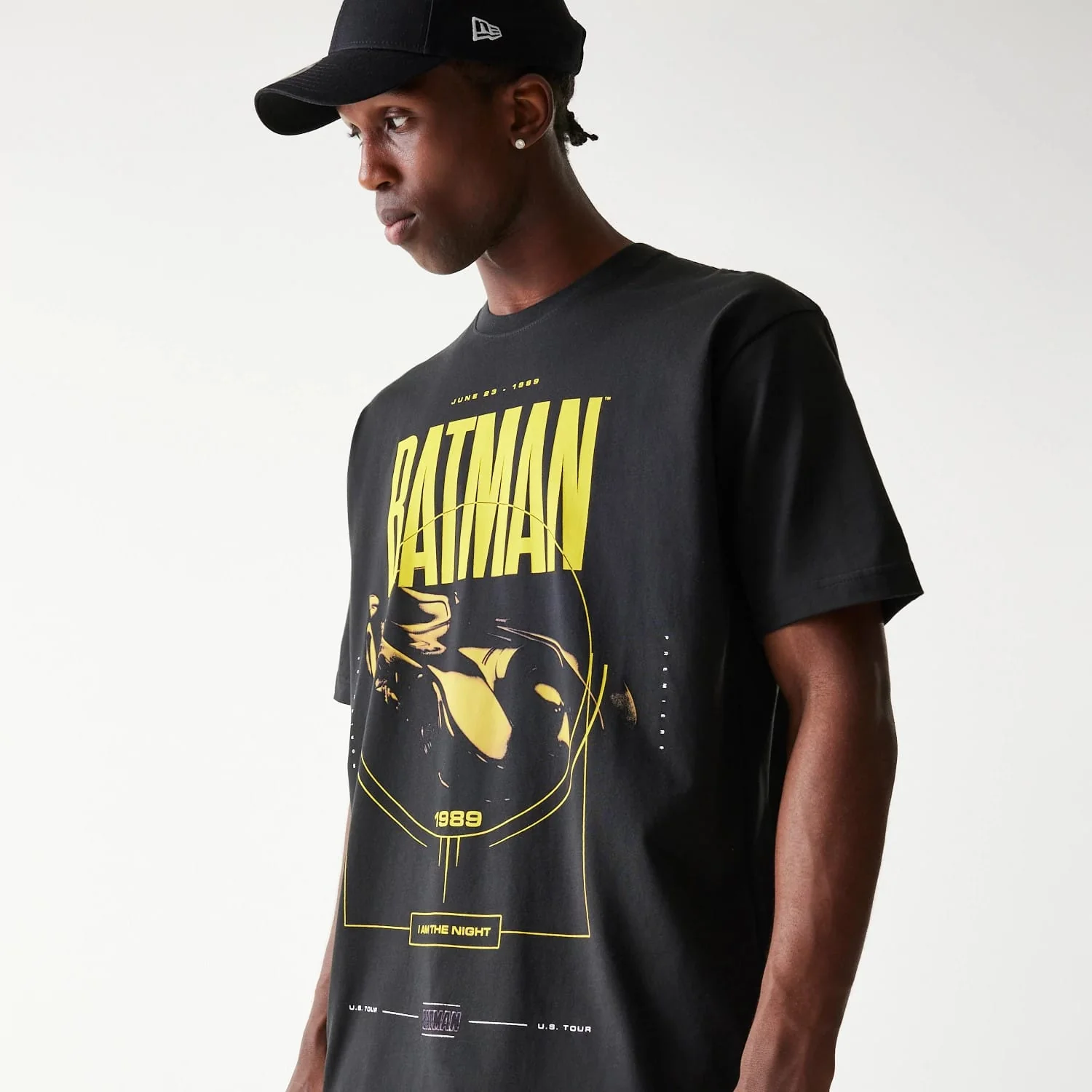 New Era Batman Batmobile Black T-Shirt - Image 3