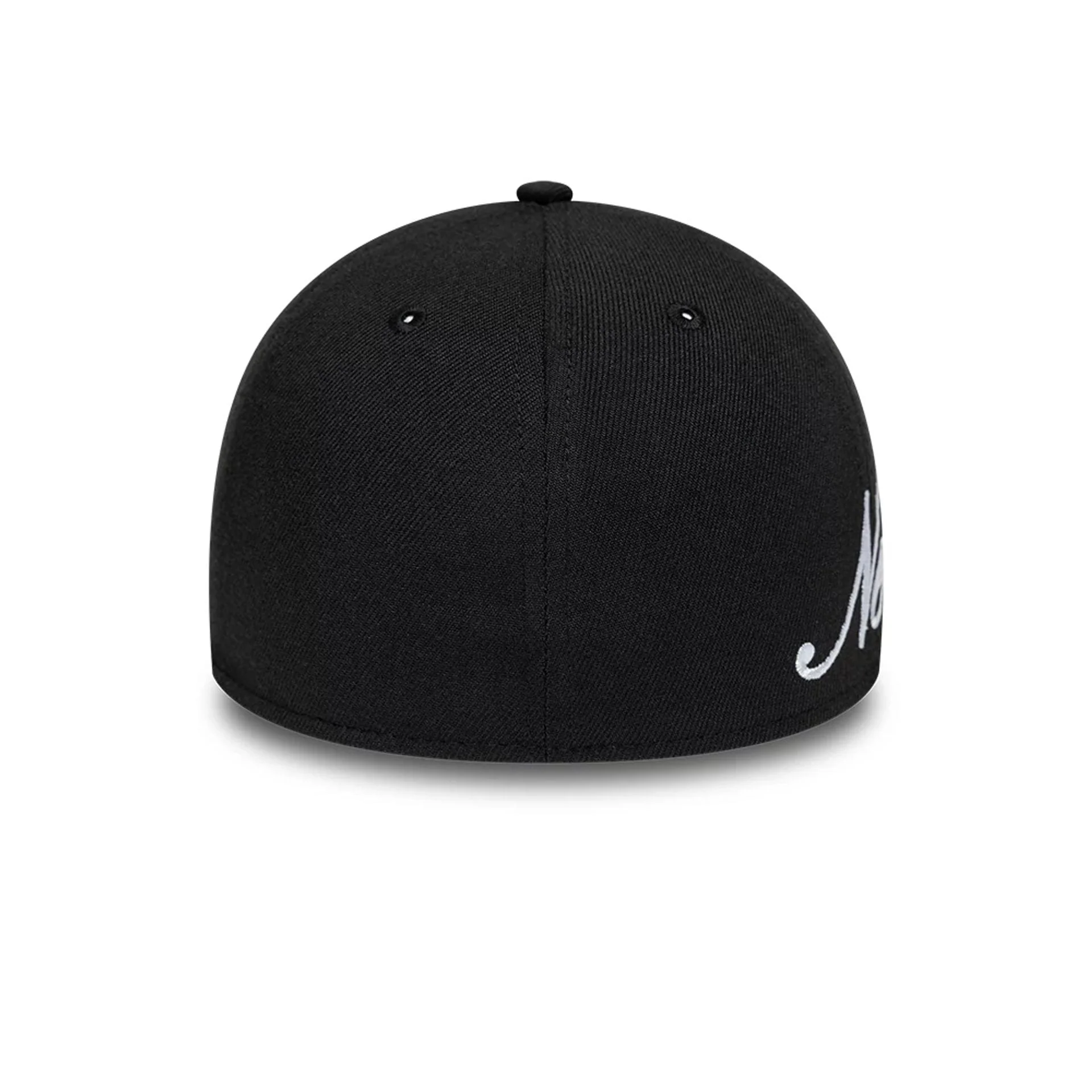 New Era Big Script Black 39THIRTY Stretch Fit Cap - Image 6