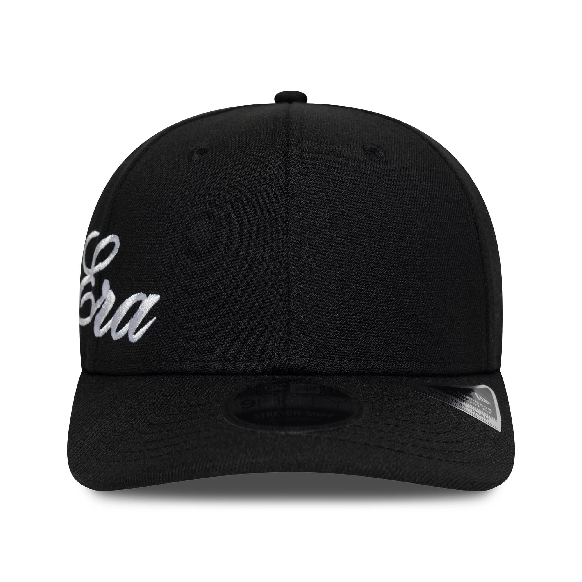 New Era Big Script Black 9FIFTY Stretch Snap Adjustable Cap - Image 2