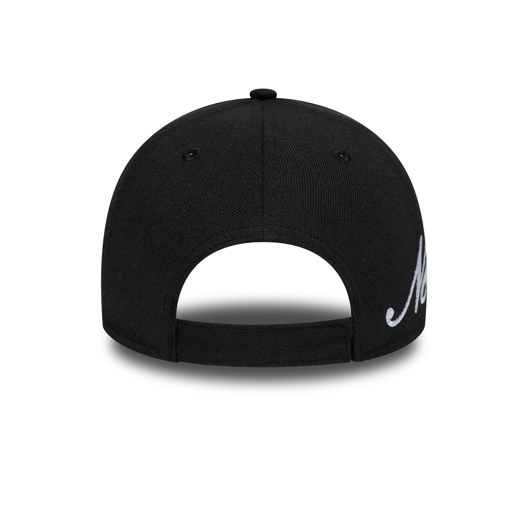 New Era Big Script Black 9FORTY Stretch Snap Adjustable Cap - Image 5