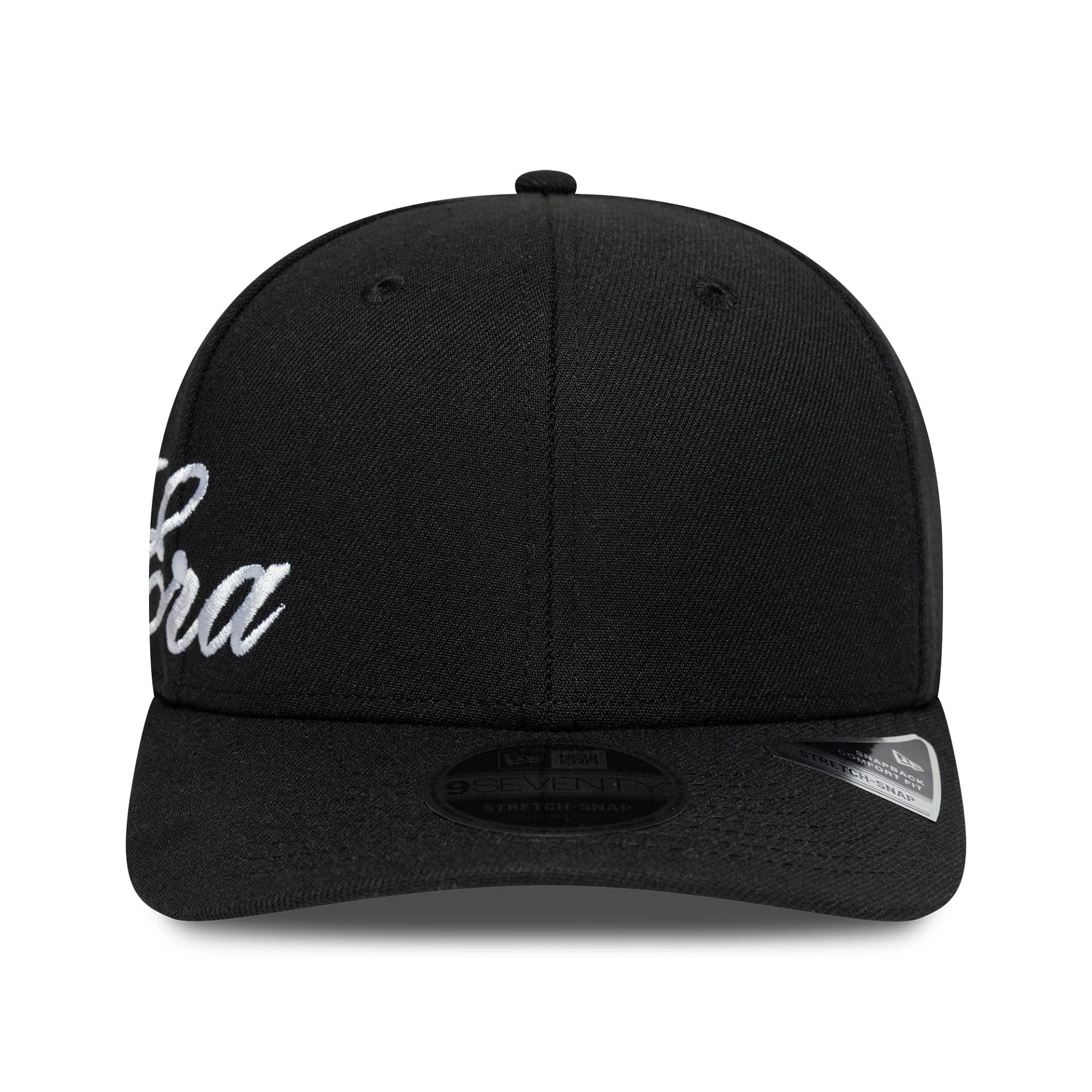 New Era Big Script Black 9SEVENTY Stretch Snap Adjustable Cap - Image 2