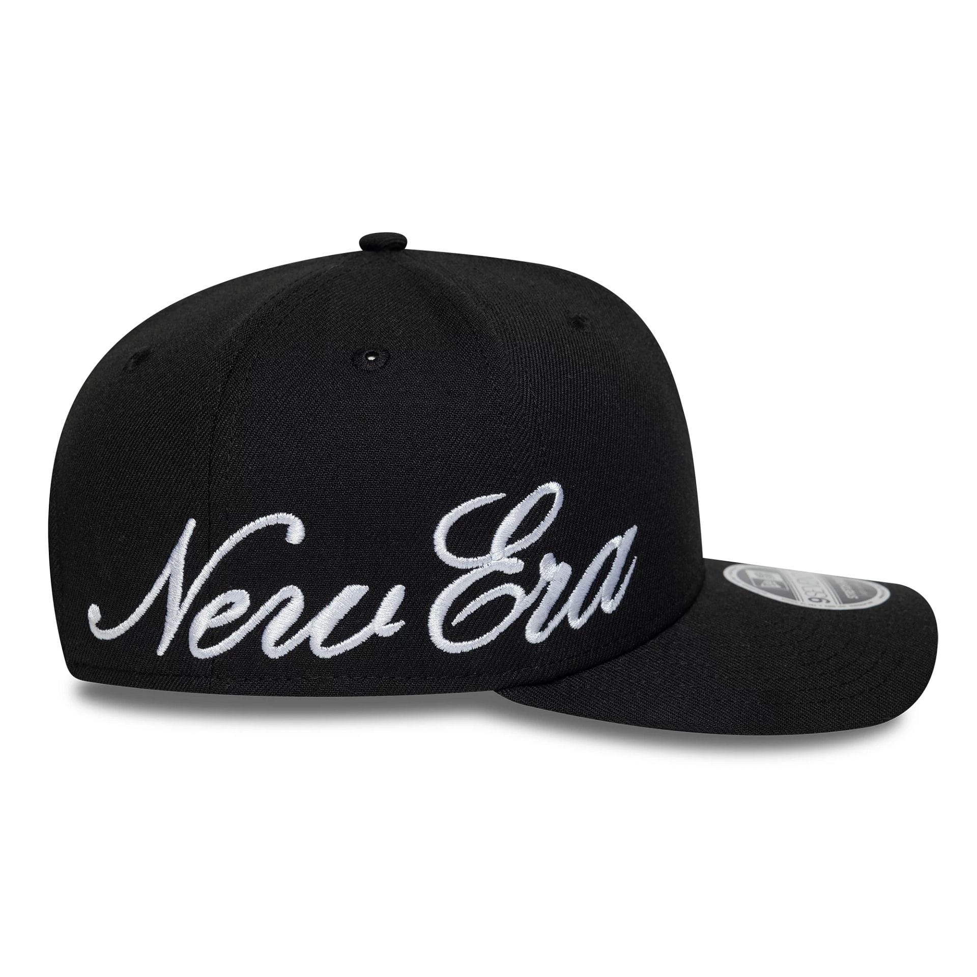 New Era Big Script Black 9SEVENTY Stretch Snap Adjustable Cap - Image 5