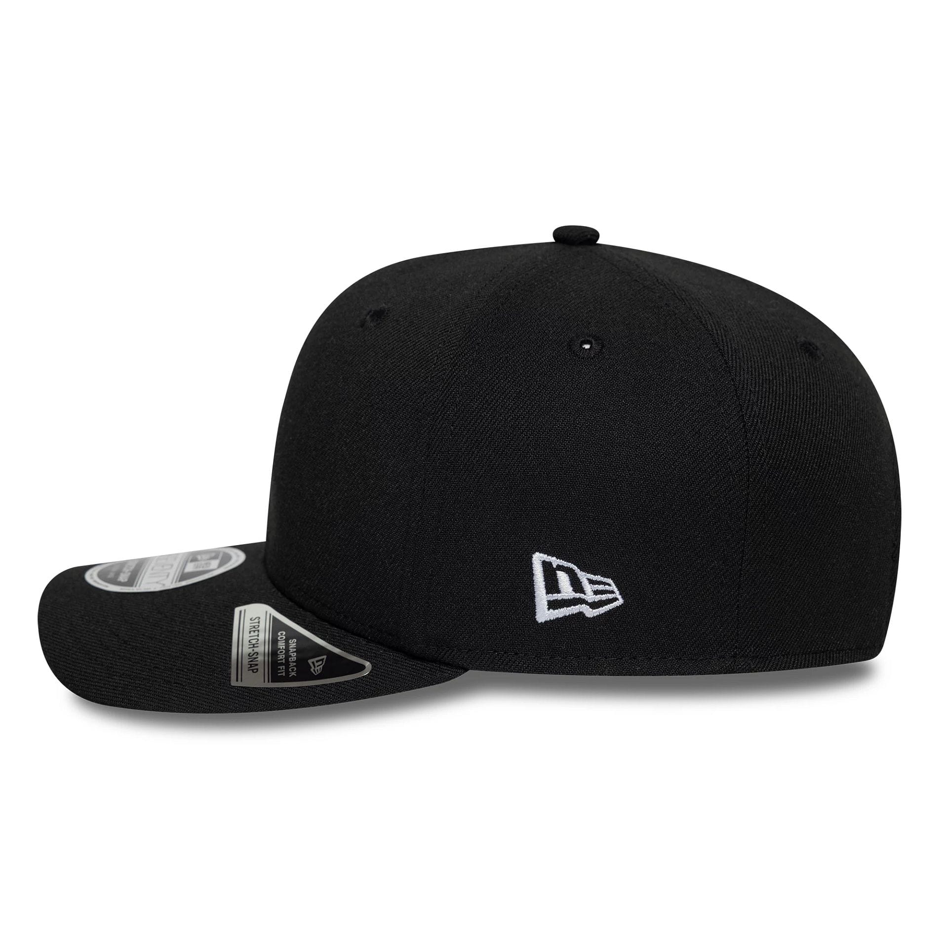 New Era Big Script Black 9SEVENTY Stretch Snap Adjustable Cap - Image 6