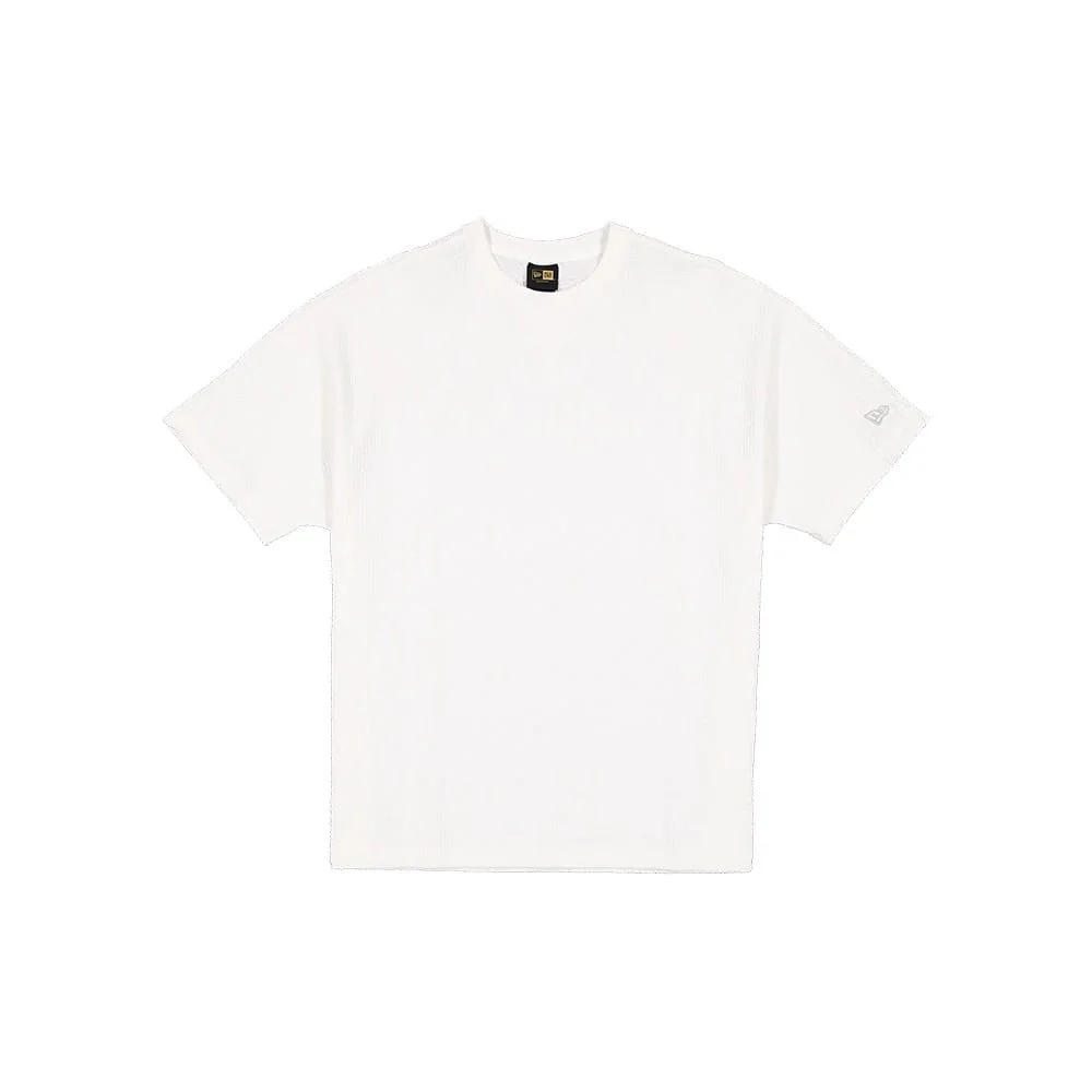 New Era Black Label Seersucker Cream T-Shirt