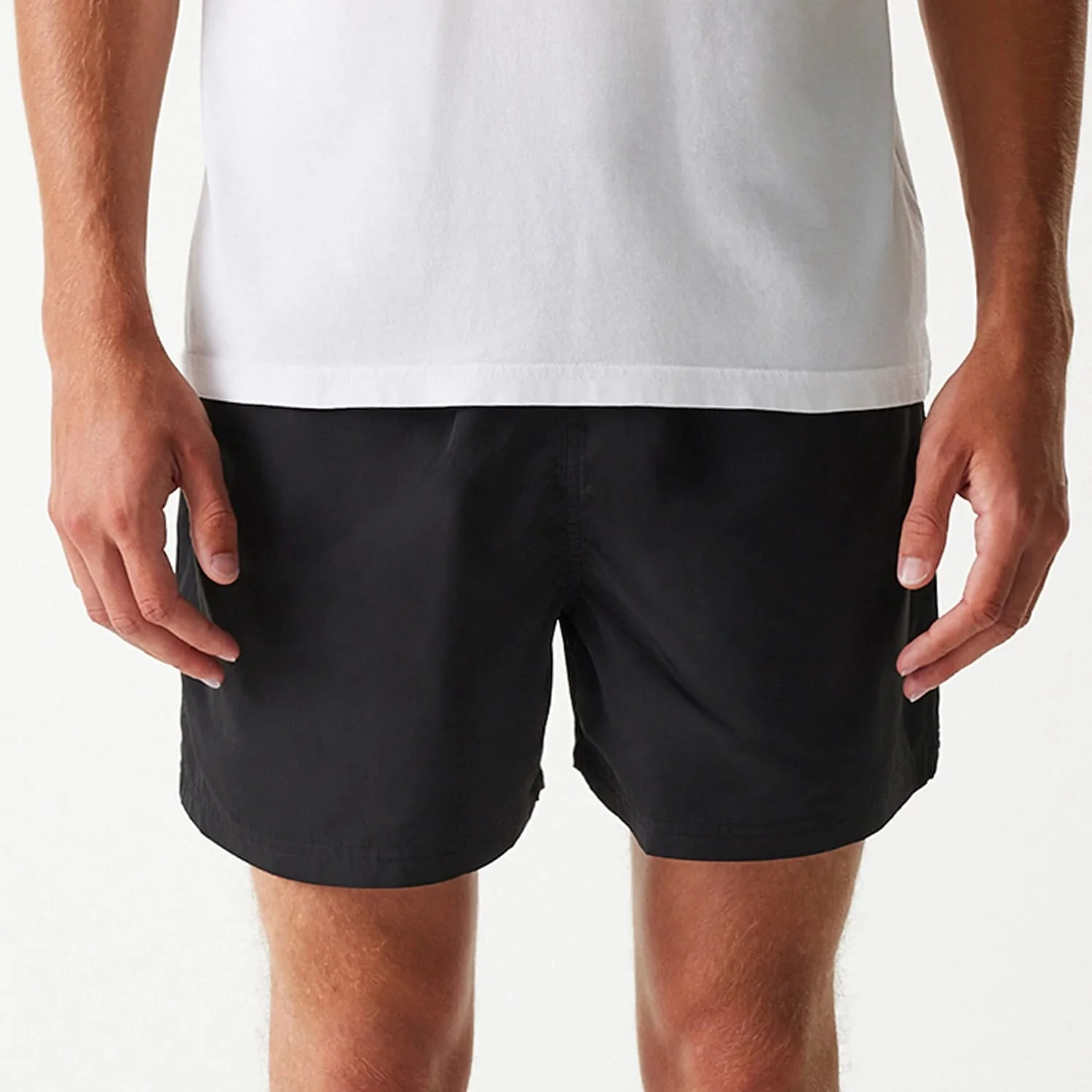 New Era Black Swim Shorts - Image 3