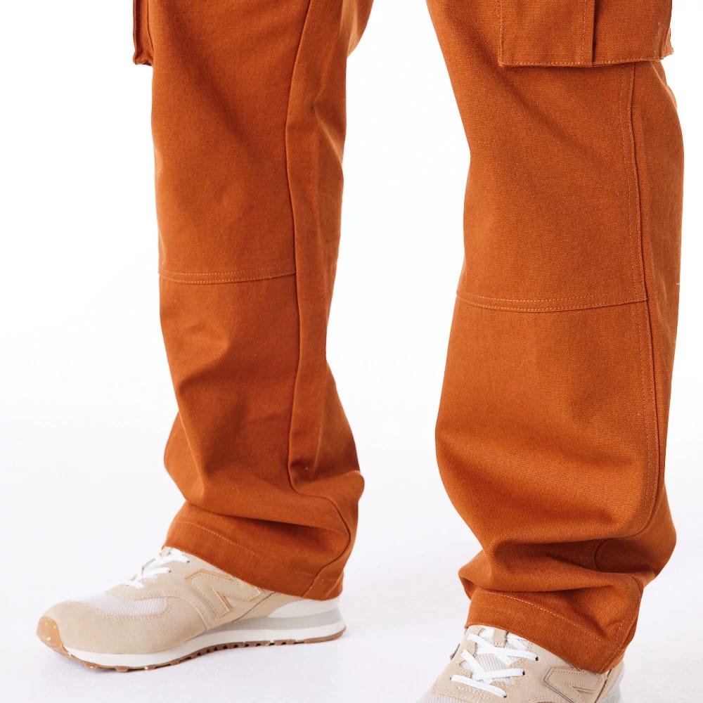 New Era Brown Cargo Trousers - Image 4