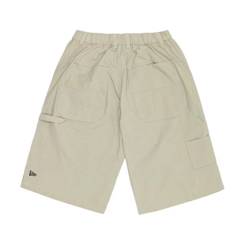 New Era Canvas Beige Bermuda Shorts - Image 6